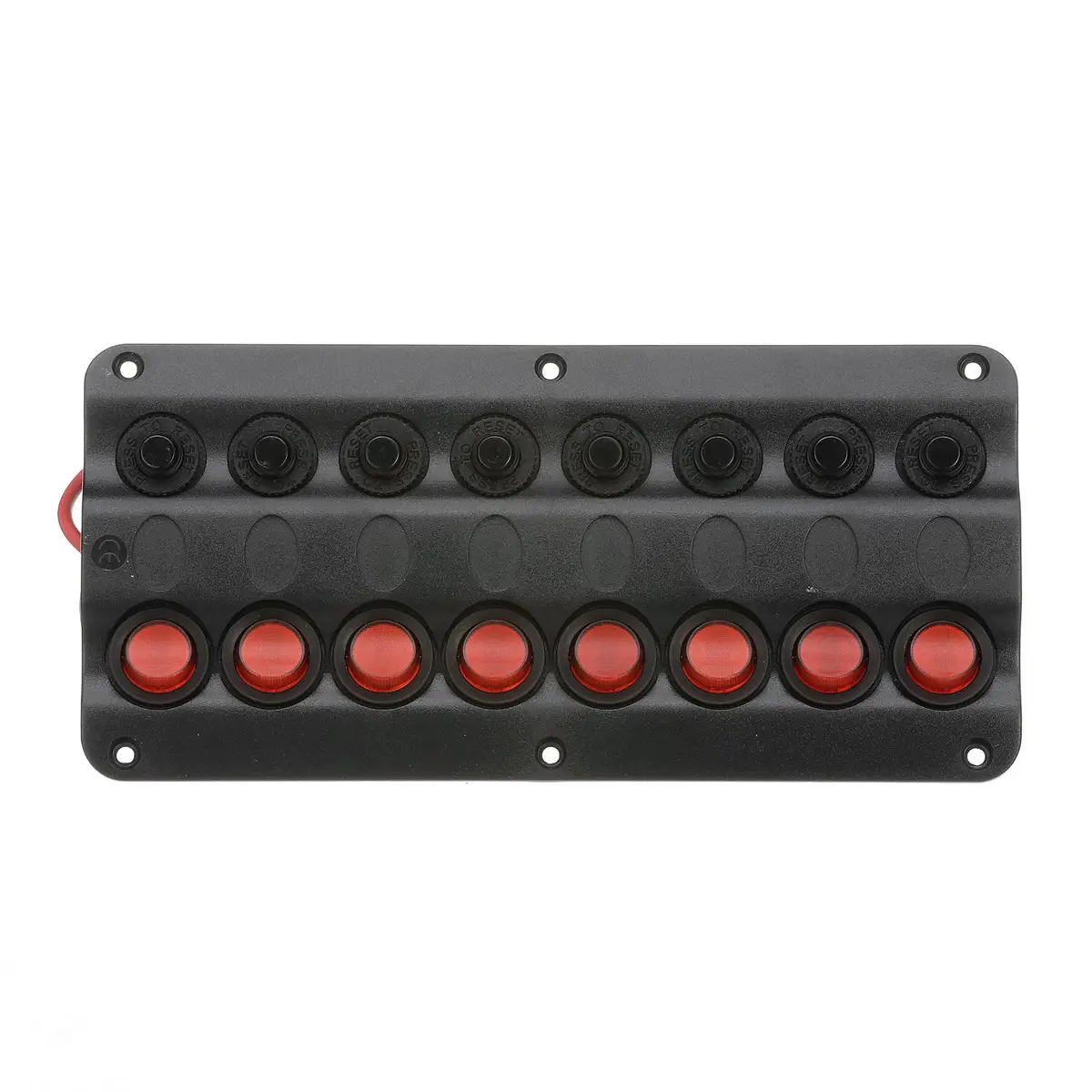 Seachoice 12341 Led 12V 8-Switch Distibution Panel, Pre-Wired, Boat Panel Mount 2