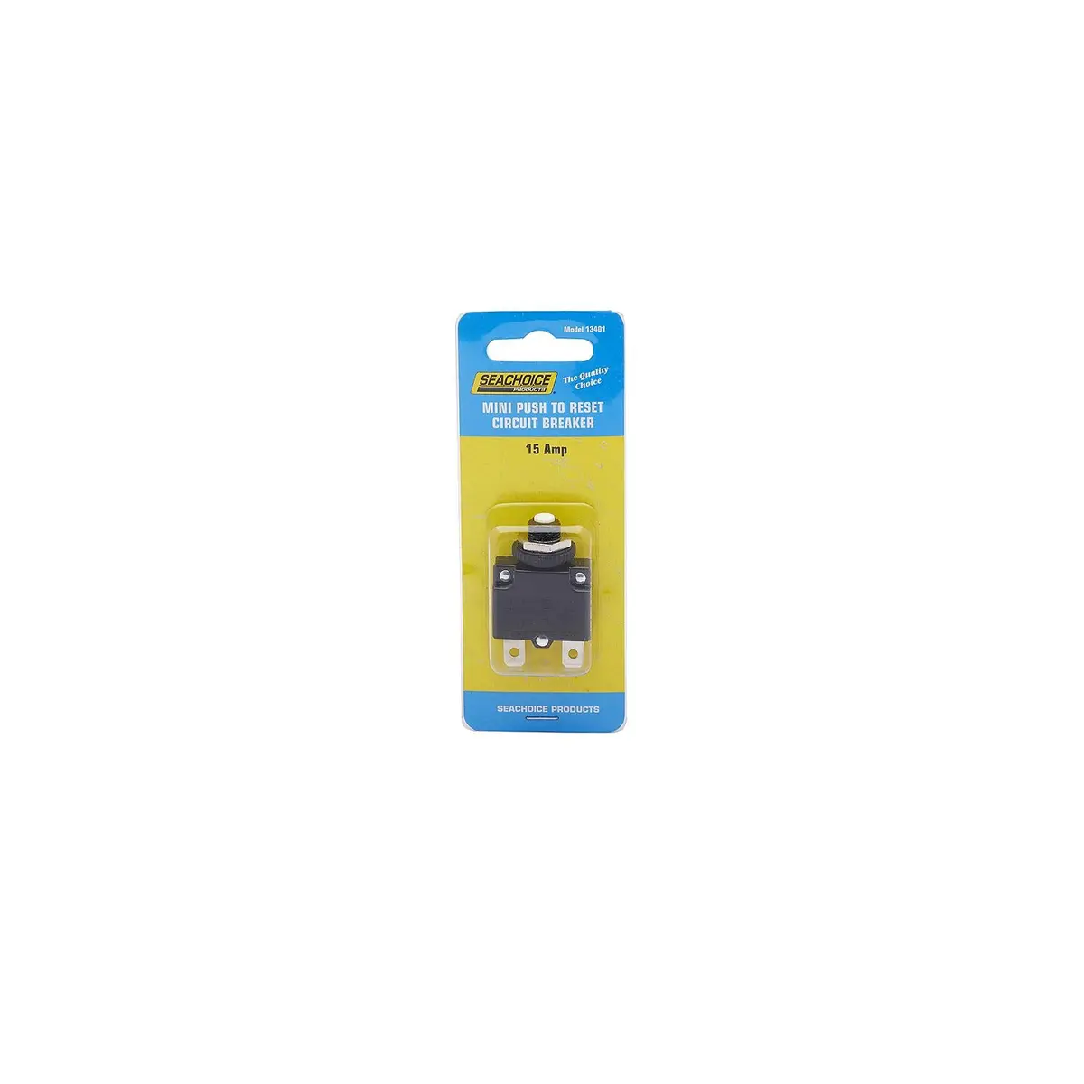 Seachoice 13401 Mini Push To Reset Circuit Breaker, 15 Amp 1
