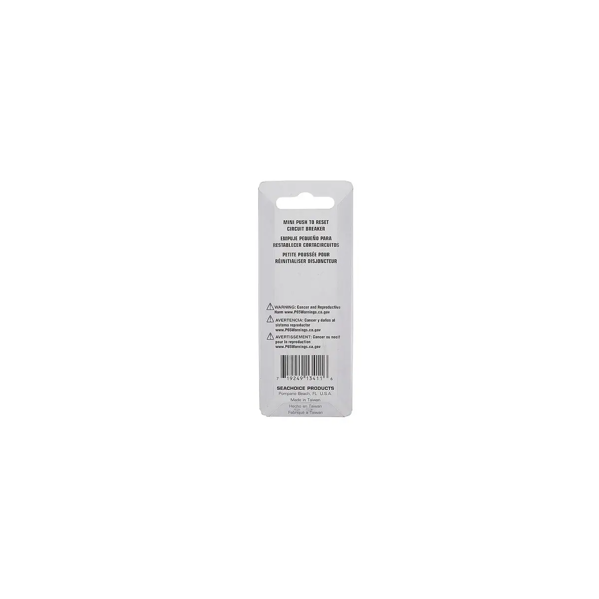 Seachoice 13411 Mini Push To Reset Circuit Breaker, 20 Amp 1