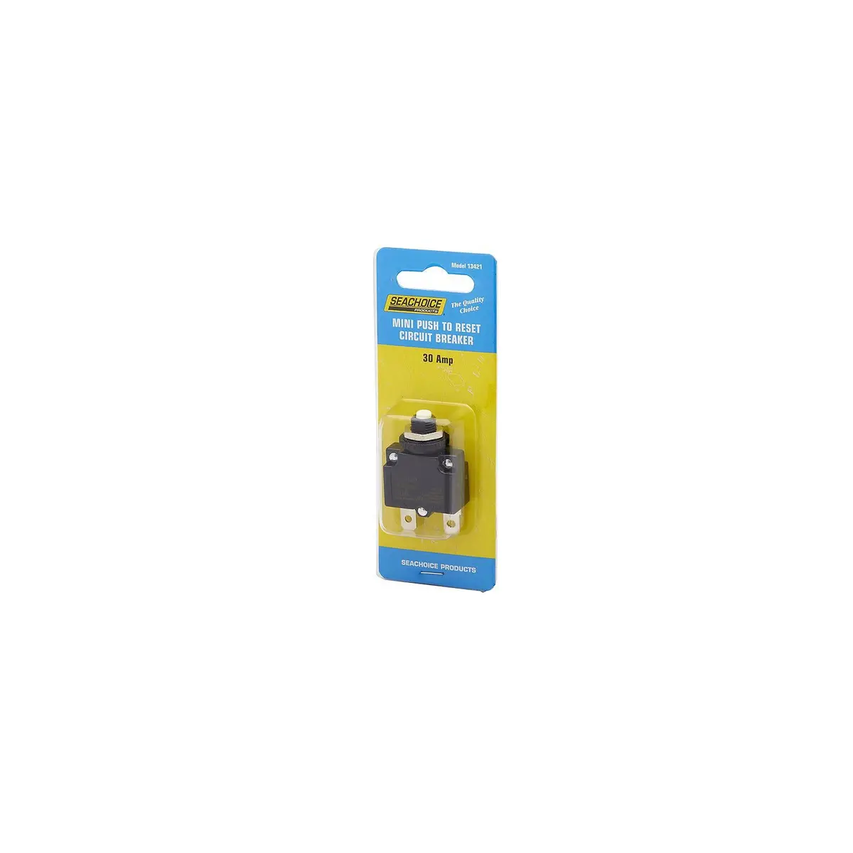 Seachoice 13421 Mini Push To Reset Circuit Breaker, 30 Amp 2