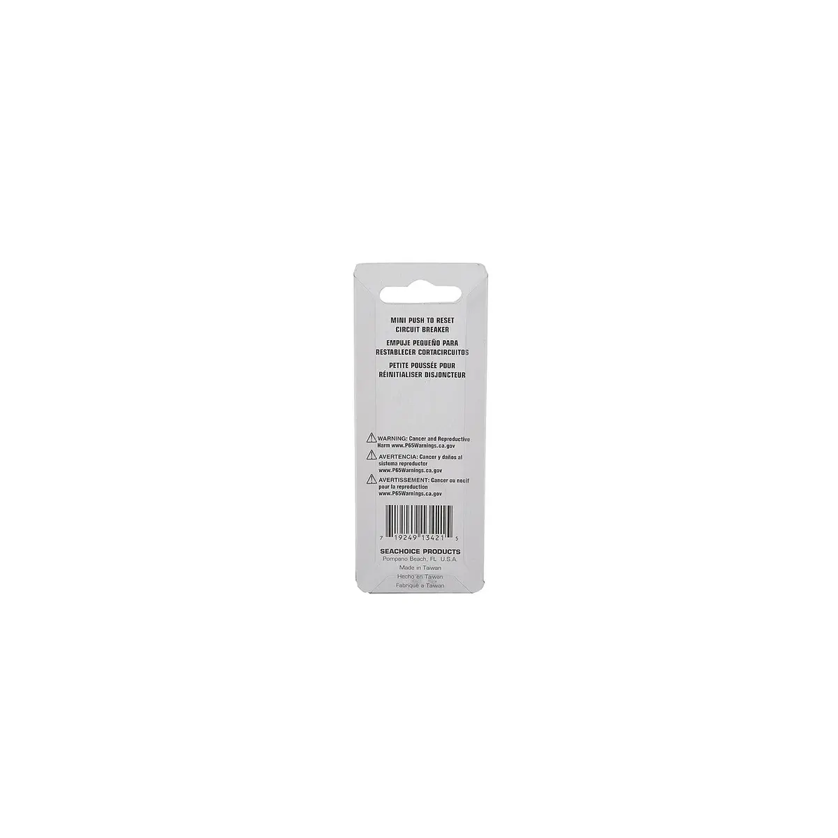 Seachoice 13421 Mini Push To Reset Circuit Breaker, 30 Amp 1