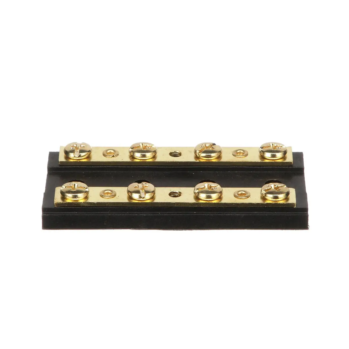 Seachoice 13501 Terminal Block, 4-Gang, Plastic Base With Brass Hardware 1