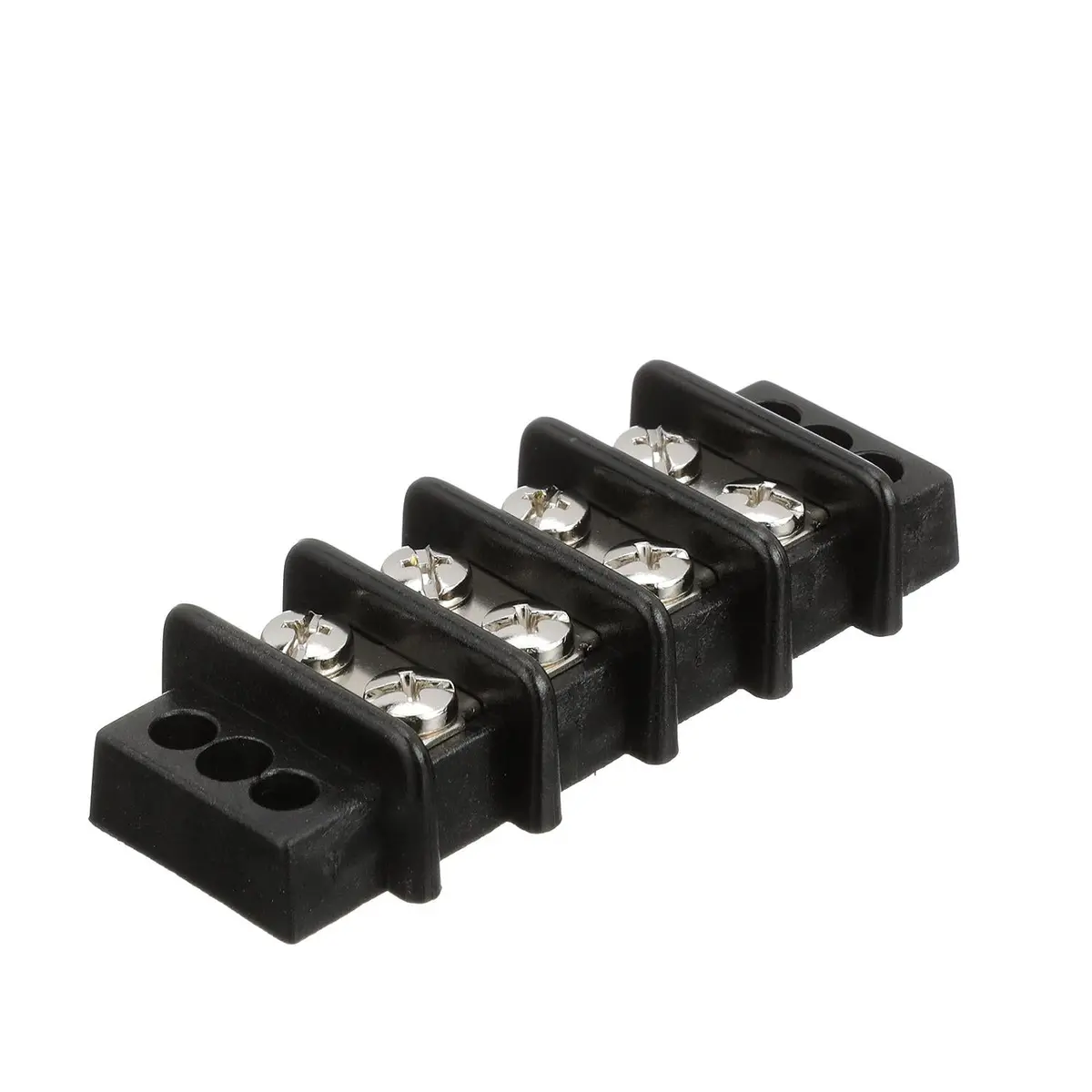 Seachoice 13561 Terminal Block, 4-Gang, Brass Clips And Contacts 2