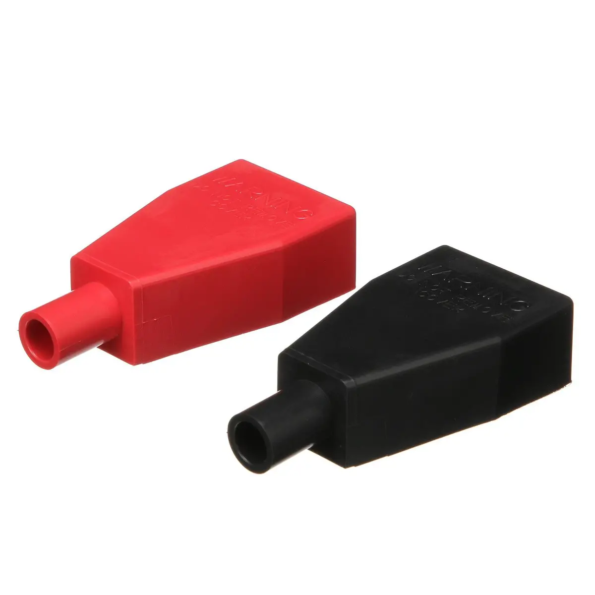 Seachoice 50-13691 Battery Terminal Covers (Set Of 2), Standard Type, Red/Black, Fits Without Wing Nut 1