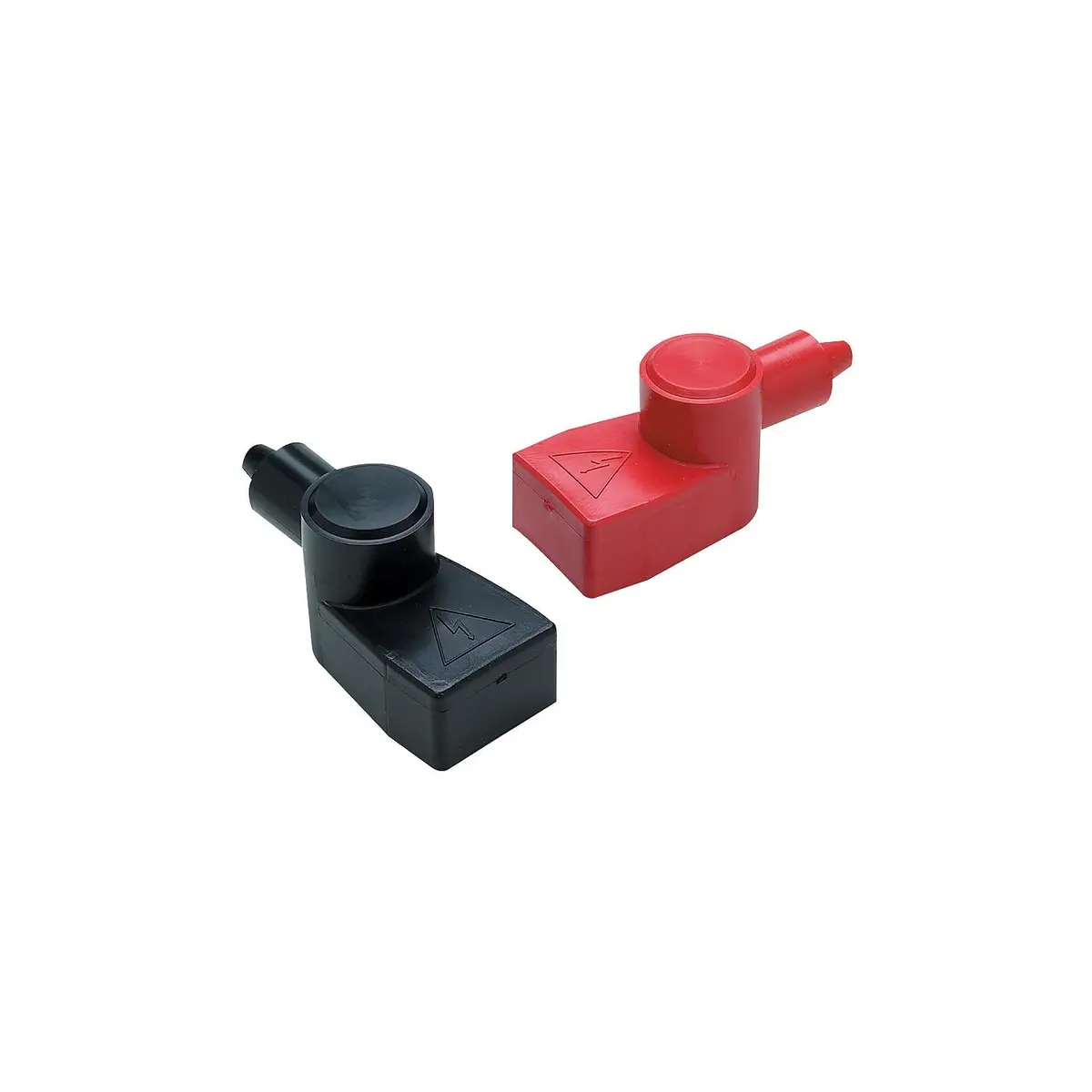 Seachoice 50-13681 Battery Terminal Covers, Marine Type (1 Red/1 Black Set), Fits Terminals With Wing Nut 1