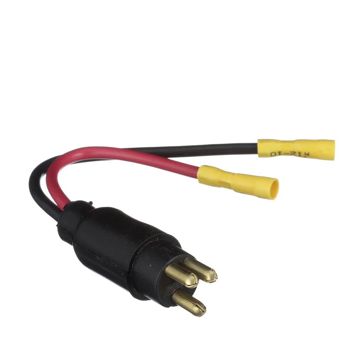 Seachoice 13751 Trolling Motor Plug, Straight, Male, Motor Side, 6 In. Lead Wires 1