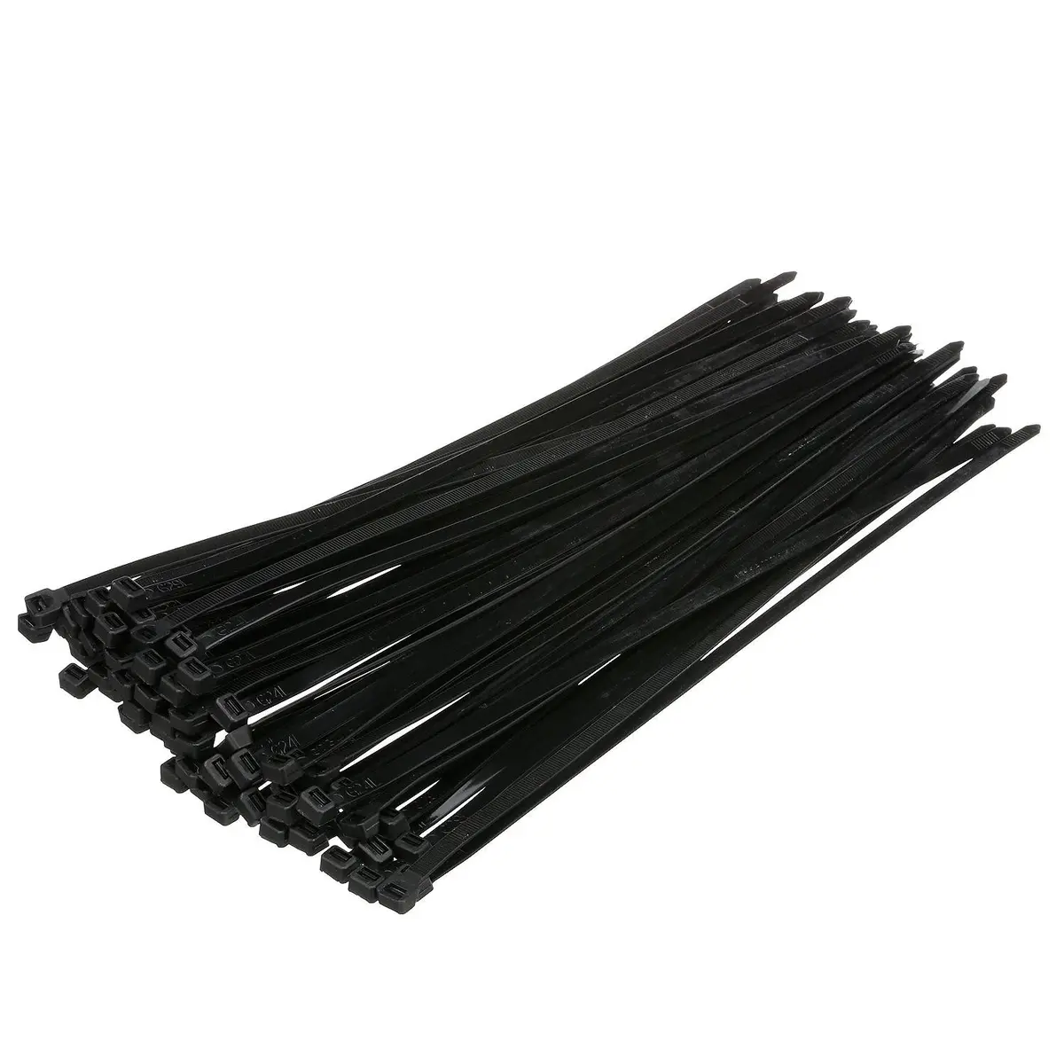 Seachoice 14211 Cable Ties, 14 In. Long, 120 Lb. Max Load, Uv Black, Pack Of 100 1