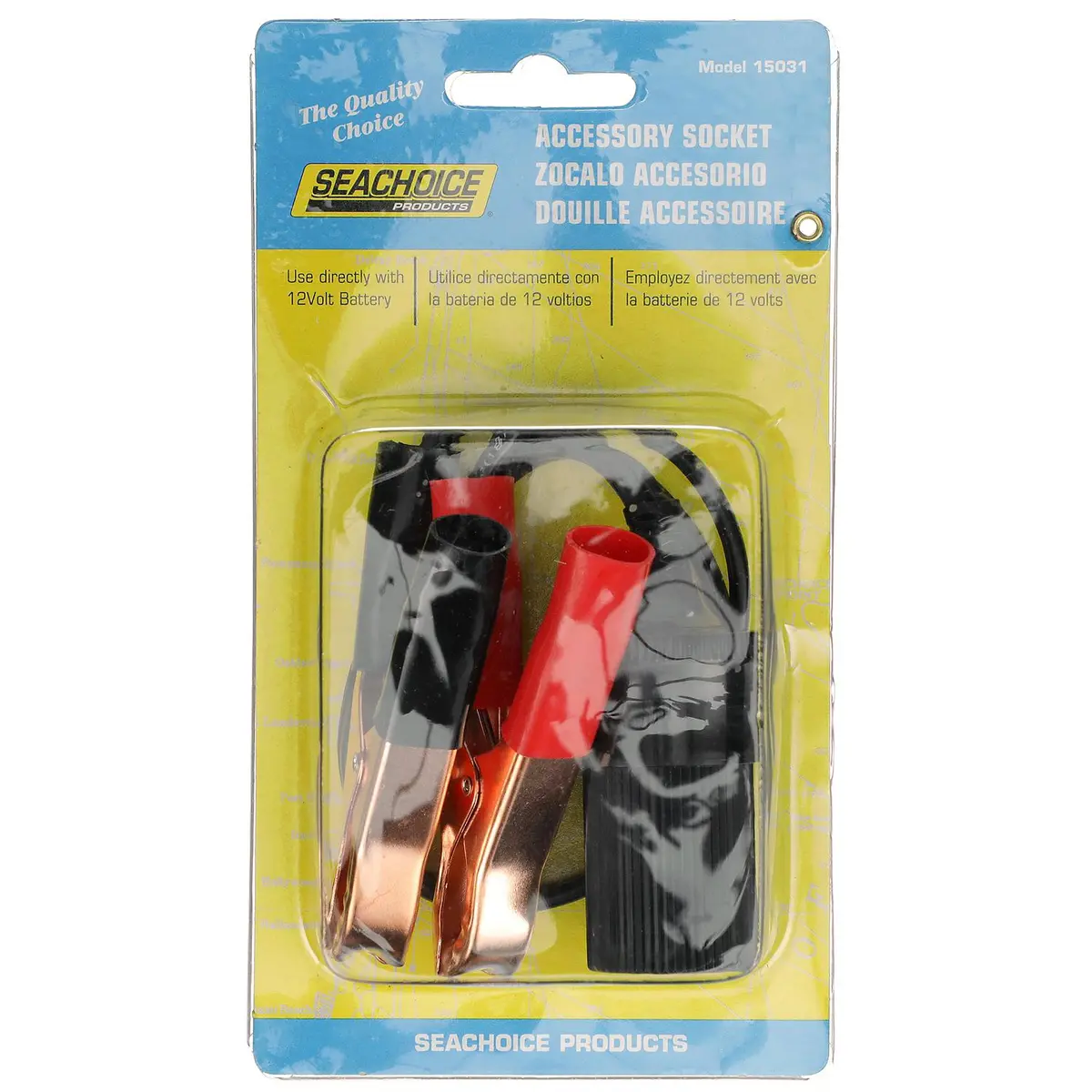 Seachoice 15031 Adapter Plug To Battery Cigarette Lighter, 12V 1