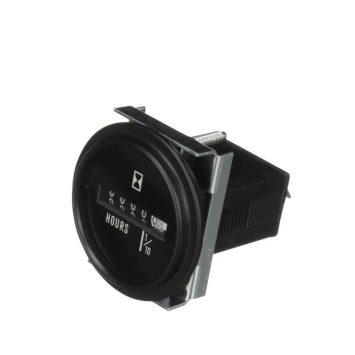 Seachoice 15311 Hourmeter Gauge For Boats, Round, 2 In., Black Bezel 1