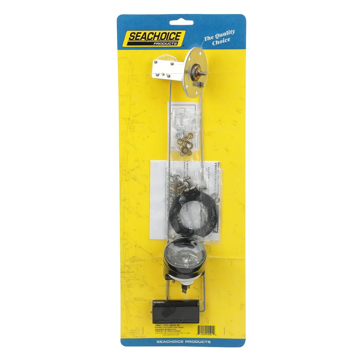 Seachoice 15501 Boat Fuel Gauge Kit, Includes Gauge And In-Tank Equipment 2