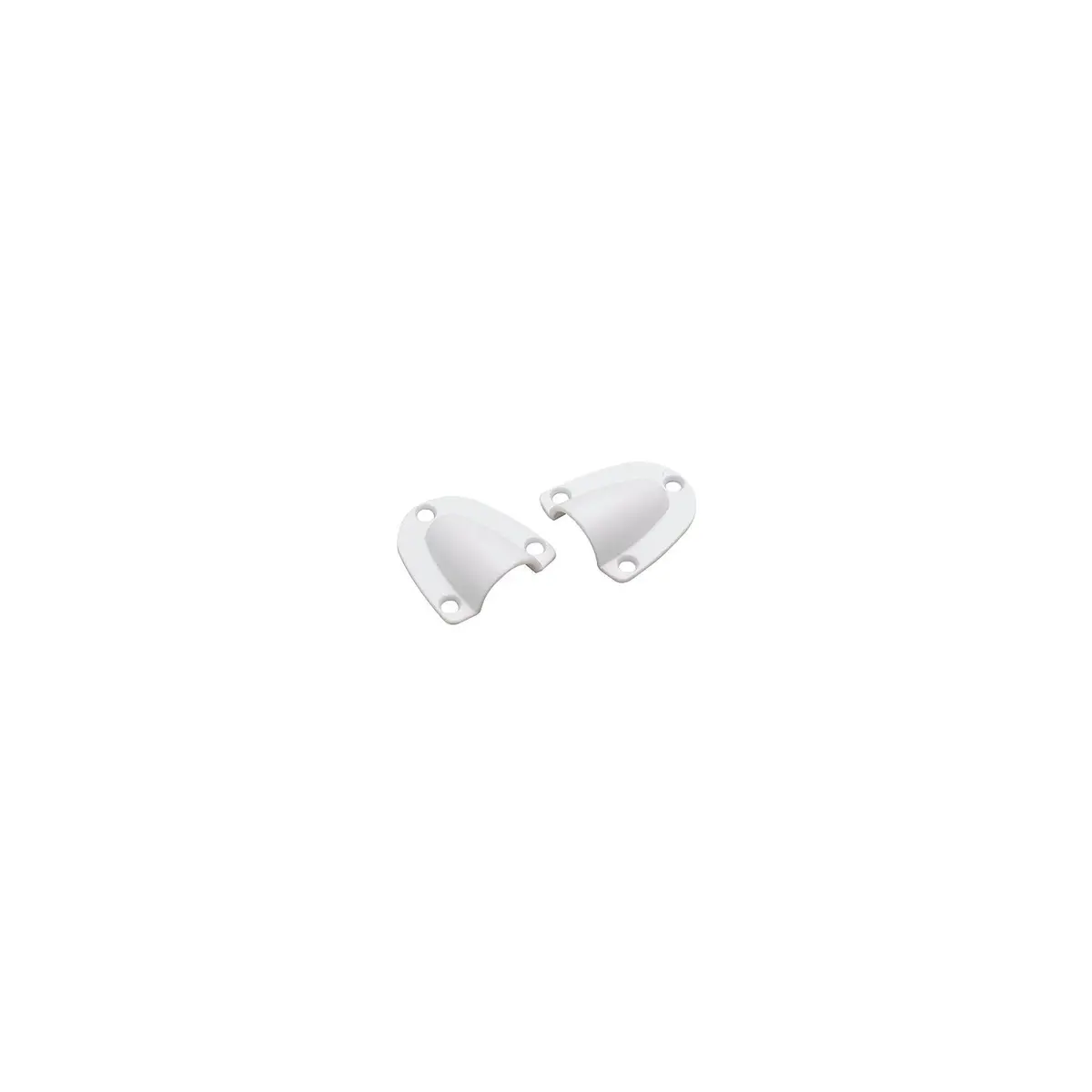 Seachoice 16161 Molded Plastic Clam Shell (2 Per Pack) 1