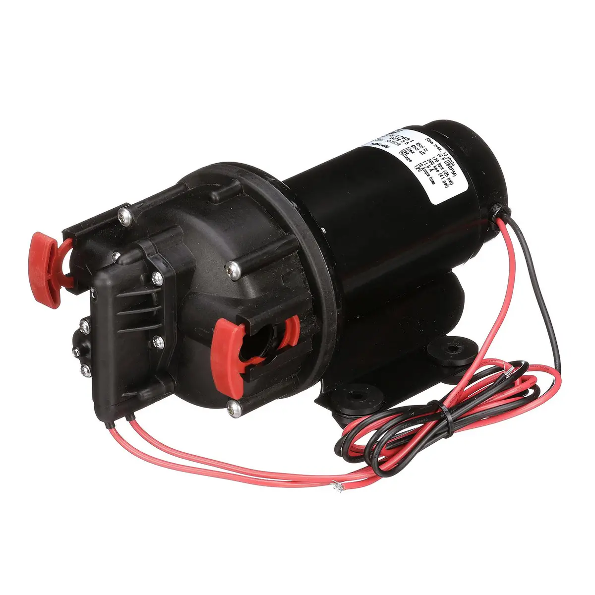 Seachoice 10-13395-103Sc Water Pressure System Pump, 3.5 Gpm Max @ 41 Psi, 6.5 Ft. Max. Suction Lift, 12V Dc 1