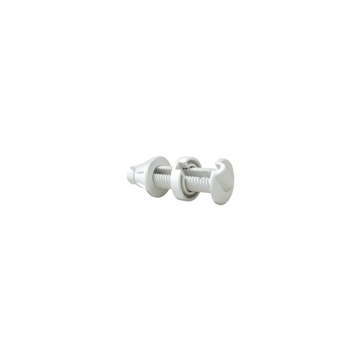 Seachoice 17921 Cable Thru Hull Fitting White 1/4" Slot, 1-1/4" Flange 1