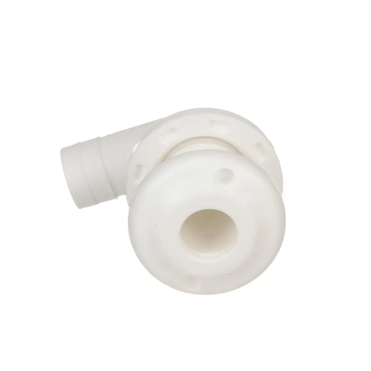 Seachoice 18061 90-Degree Thru Hull Fitting, Fits 3/4 In. Id Hose, 7/8 In. Max. Hull 2