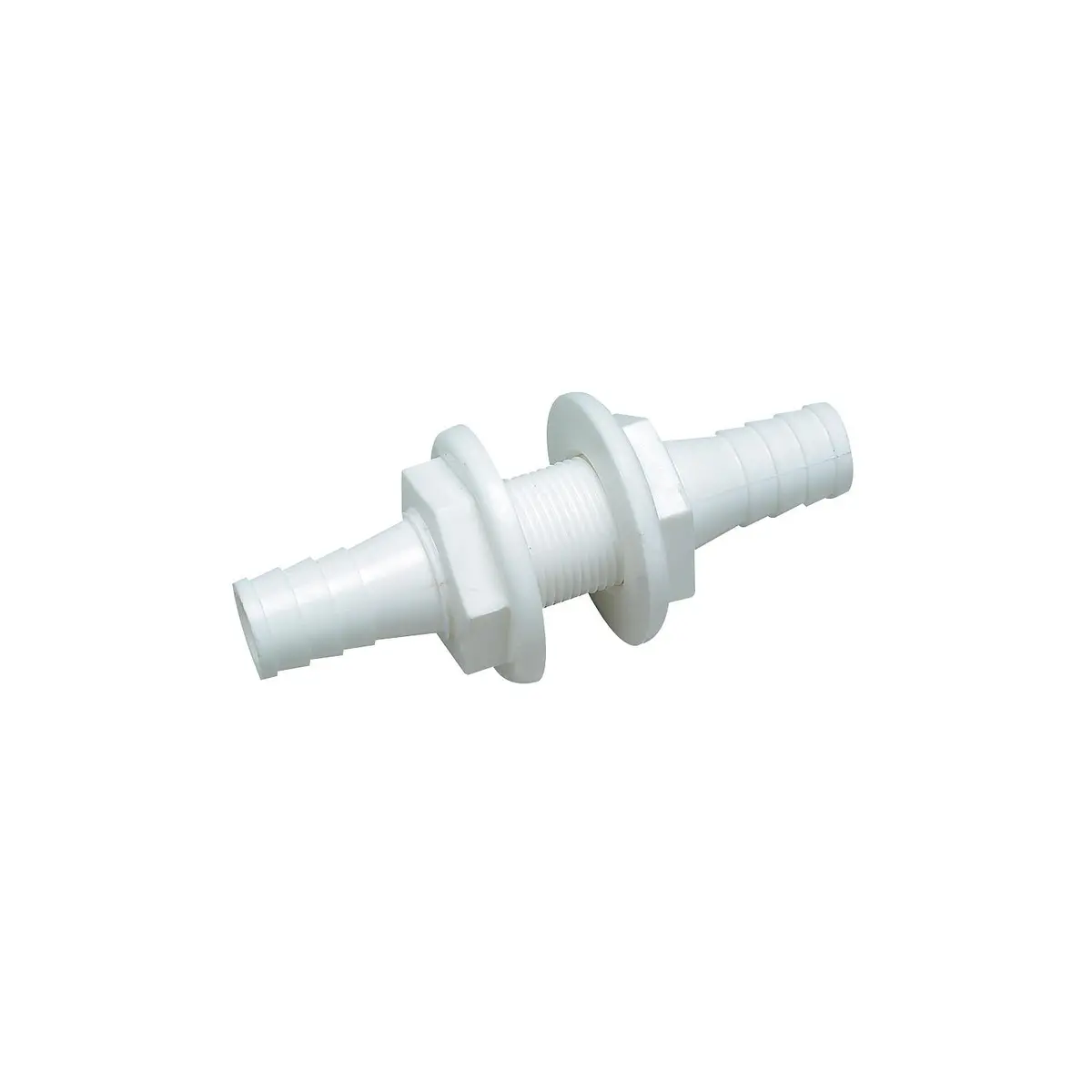 Seachoice 18201 Double-Ended 3/4" X 3/4" Thru Hull Connector For Hose 1