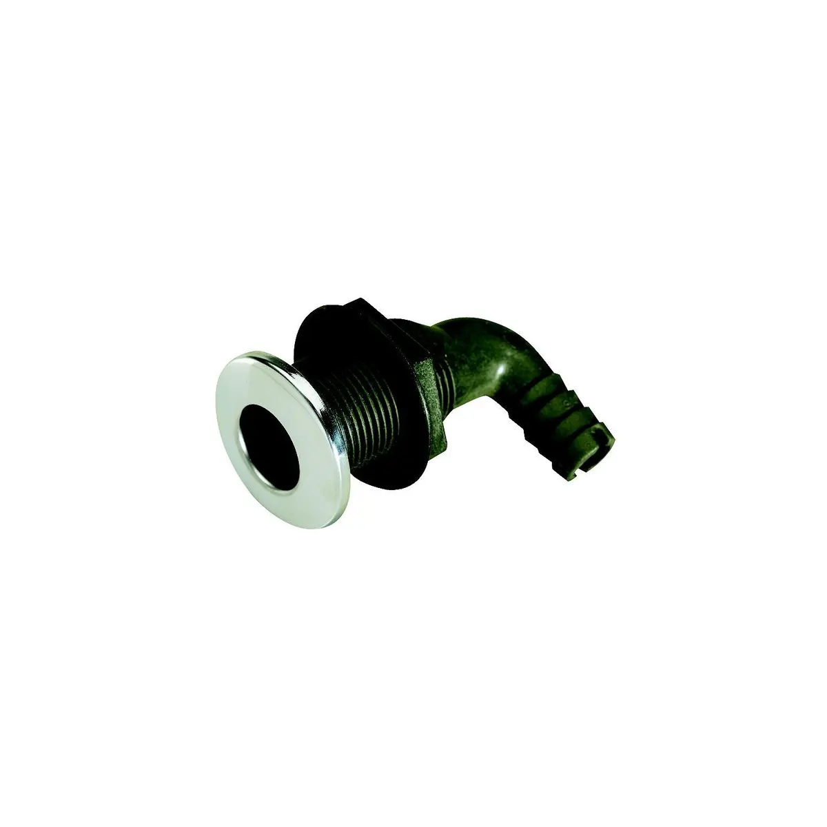 Seachoice 50-18551 90 Degree Stainless Steel Covered Thru-Hull 1