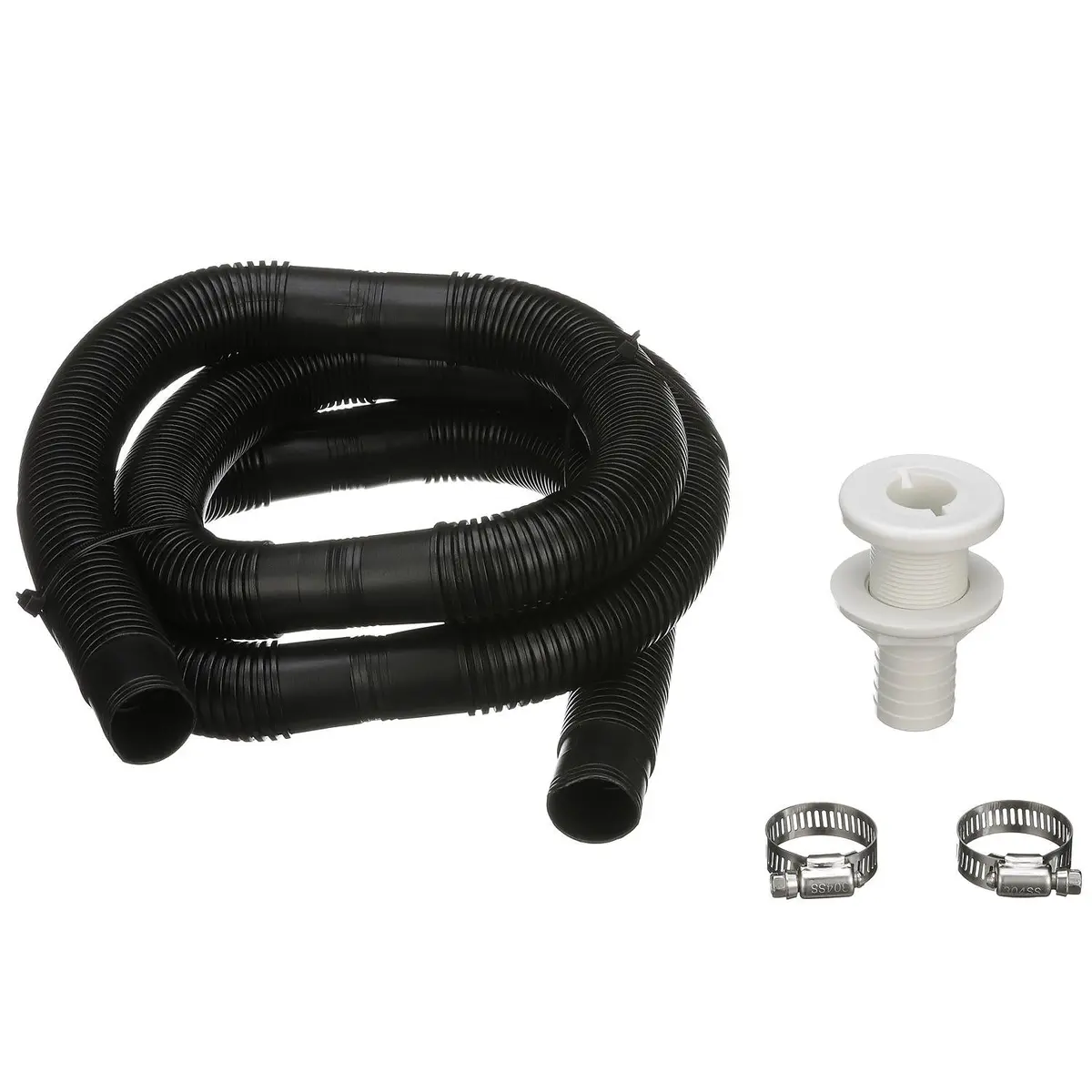 Seachoice 19451 Bilge Pump Installation Kit, For 1-1/8" Outlets, W/6 Ft Hose, 2 Clamps, Thru-Hull 2