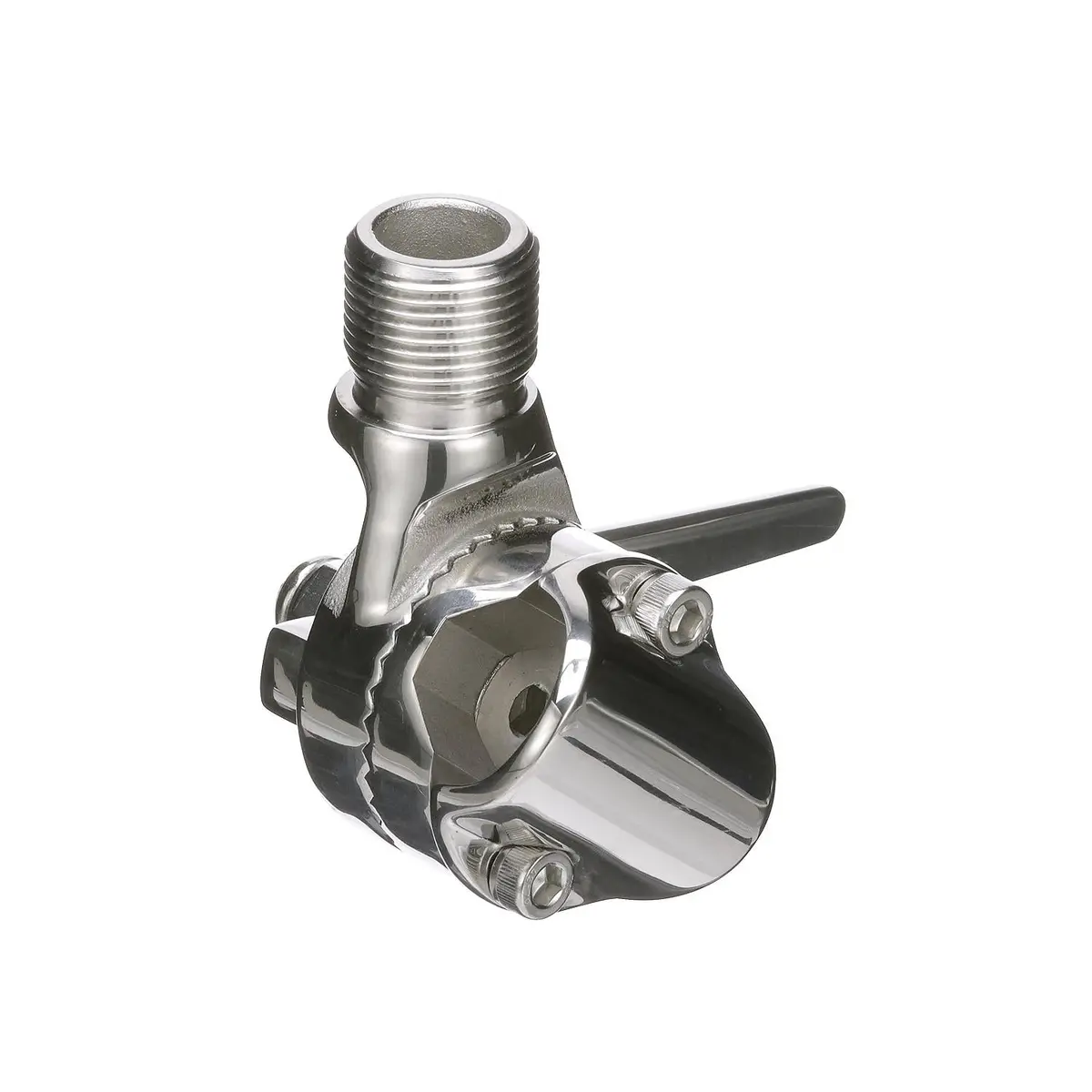 Seachoice 19541 Antenna Rail Ratchet Mount W/ Heavy-Duty Handle, 316 Ss 1