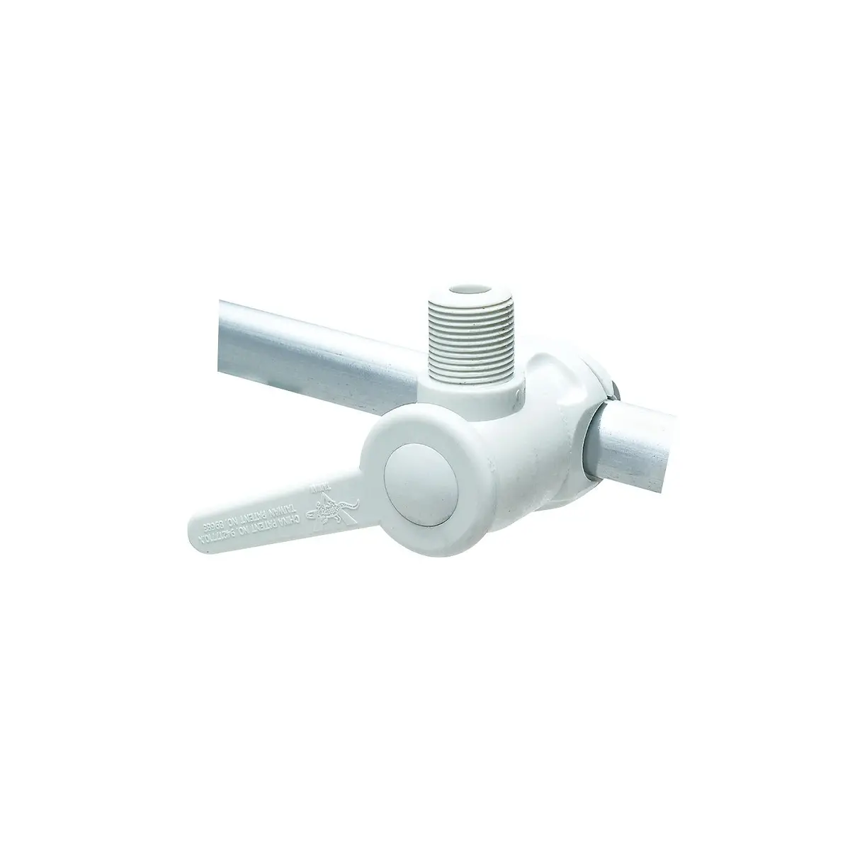 Seachoice 19561 Nylon Antenna Rail Mount White 1