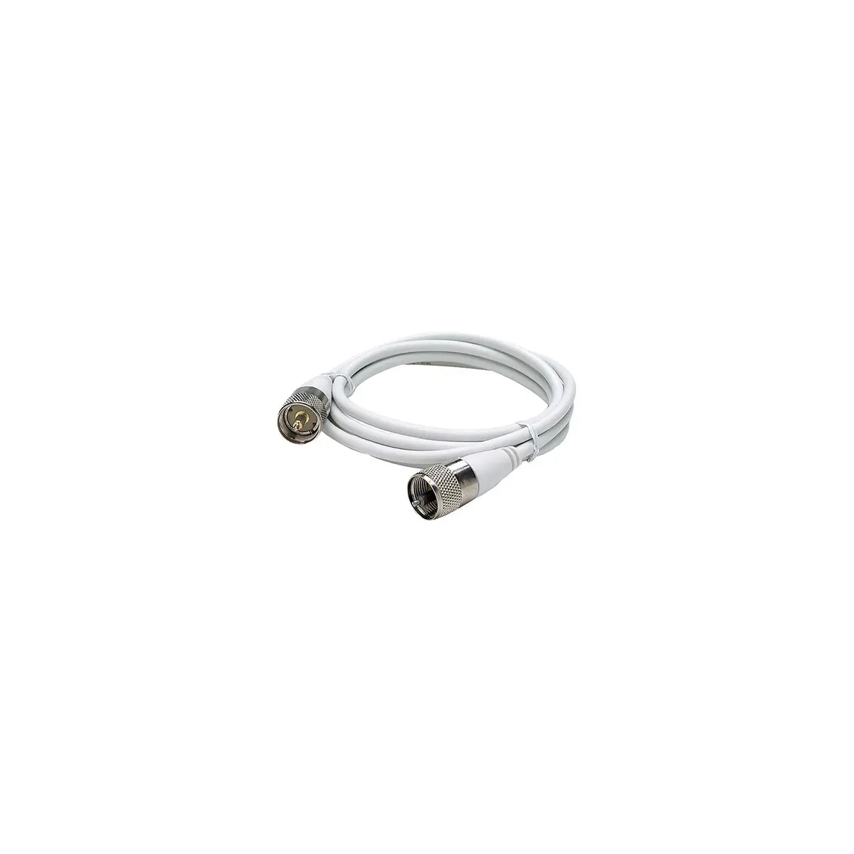 Seachoice 19761 10' Rg58u White Coaxial Antenna Cable Asm, Includes Pl259 Fittings On Both Ends 1