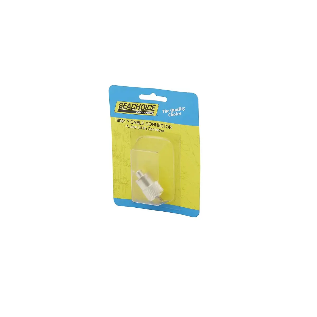 Seachoice 150922 Pl258 Adapter, Silver, Vhf Cable Antenna Connector 2