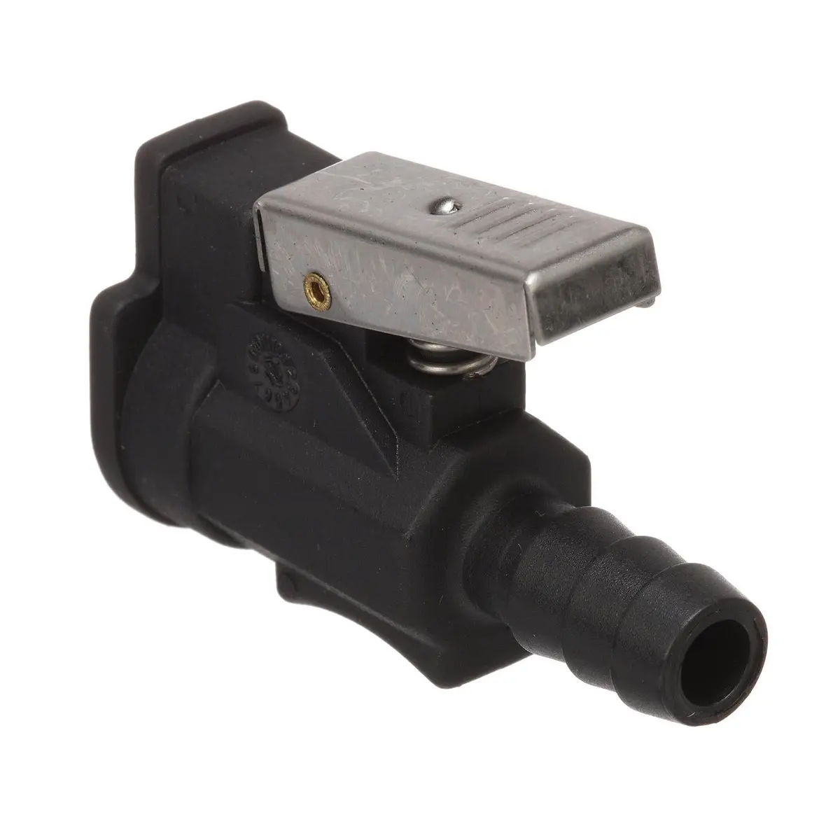Seachoice 20571 Fuel Connector For Mercury, Acetal Female Hose Fitting 3/8" Barb 1