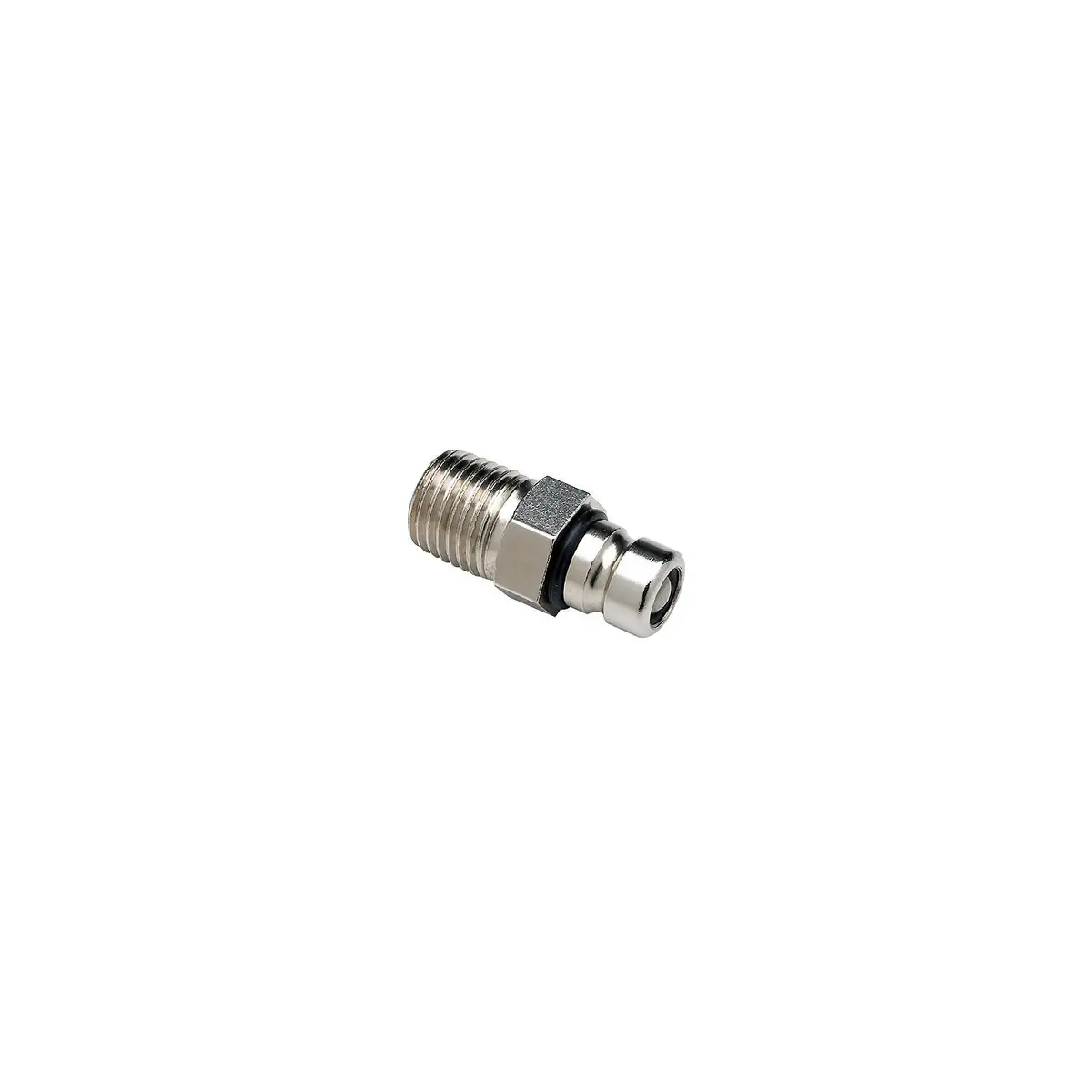 Seachoice 20691 Deluxe Fuel Connector For Chrysler/Force, Chrome Plated Brass Male Tank Fitting 1/4" Npt 1
