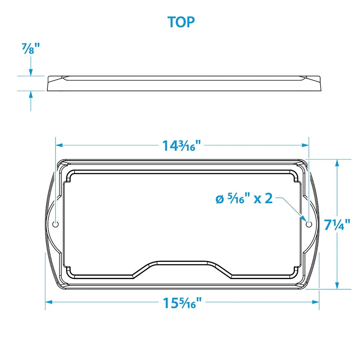 Seachoice 21991 Premium Battery Tray With Stainless Steel Hardware, 29 Series 1