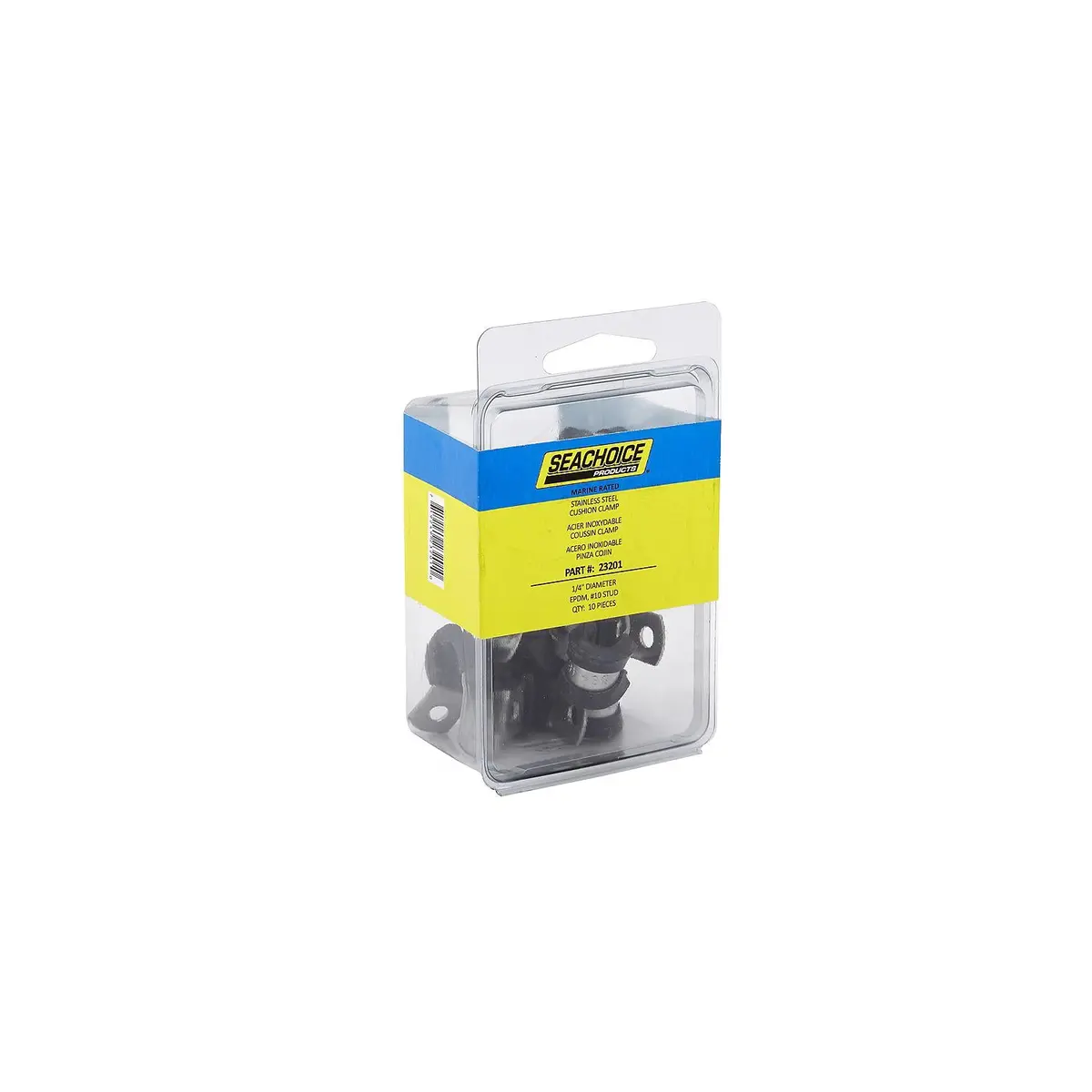 Seachoice 50-23201 Stainless Steel Cushion Clamp 1/4" 1
