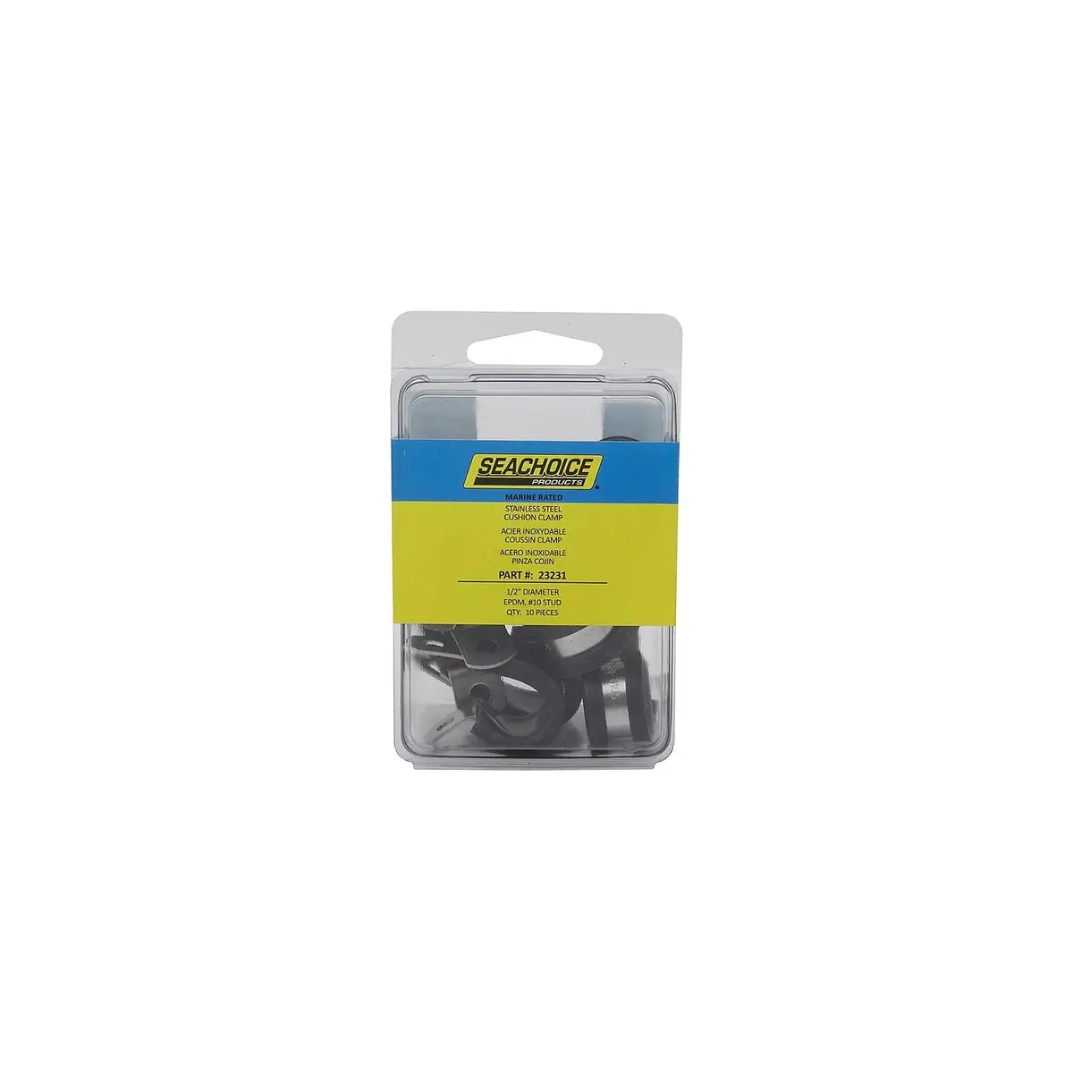 Seachoice 50-23231 Stainless Steel Cushion Clamp 1/2" 2