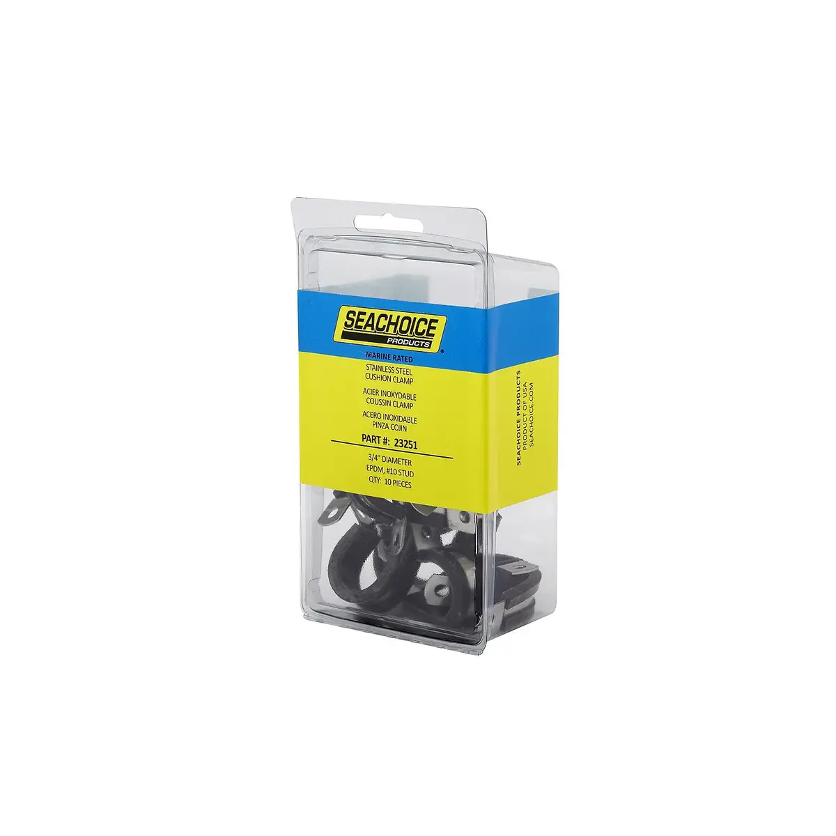Seachoice 50-23251 Stainless Steel Cushion Clamp 3/4" 2