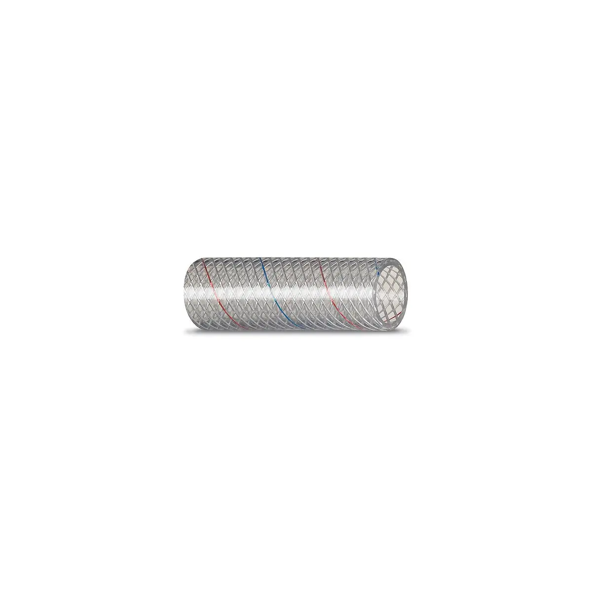 Seachoice 162-0386 23541 Clear Reinforced Pvc Tubing W/Red & Blue Tracer 162, Series 3/8" X 50' 1