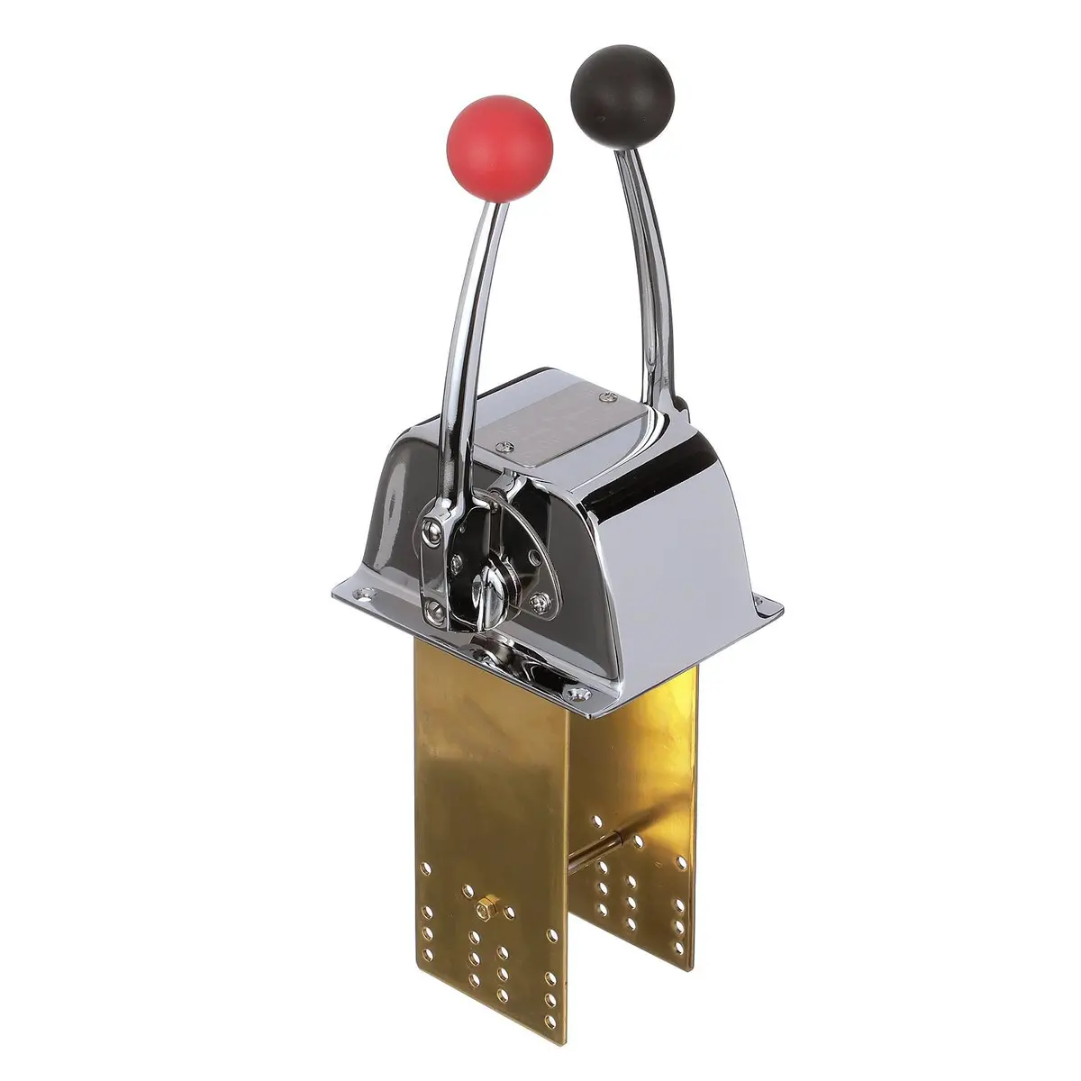 Seachoice 28401 Chrome Plated Brass Twin Lever, Single Station Control 2