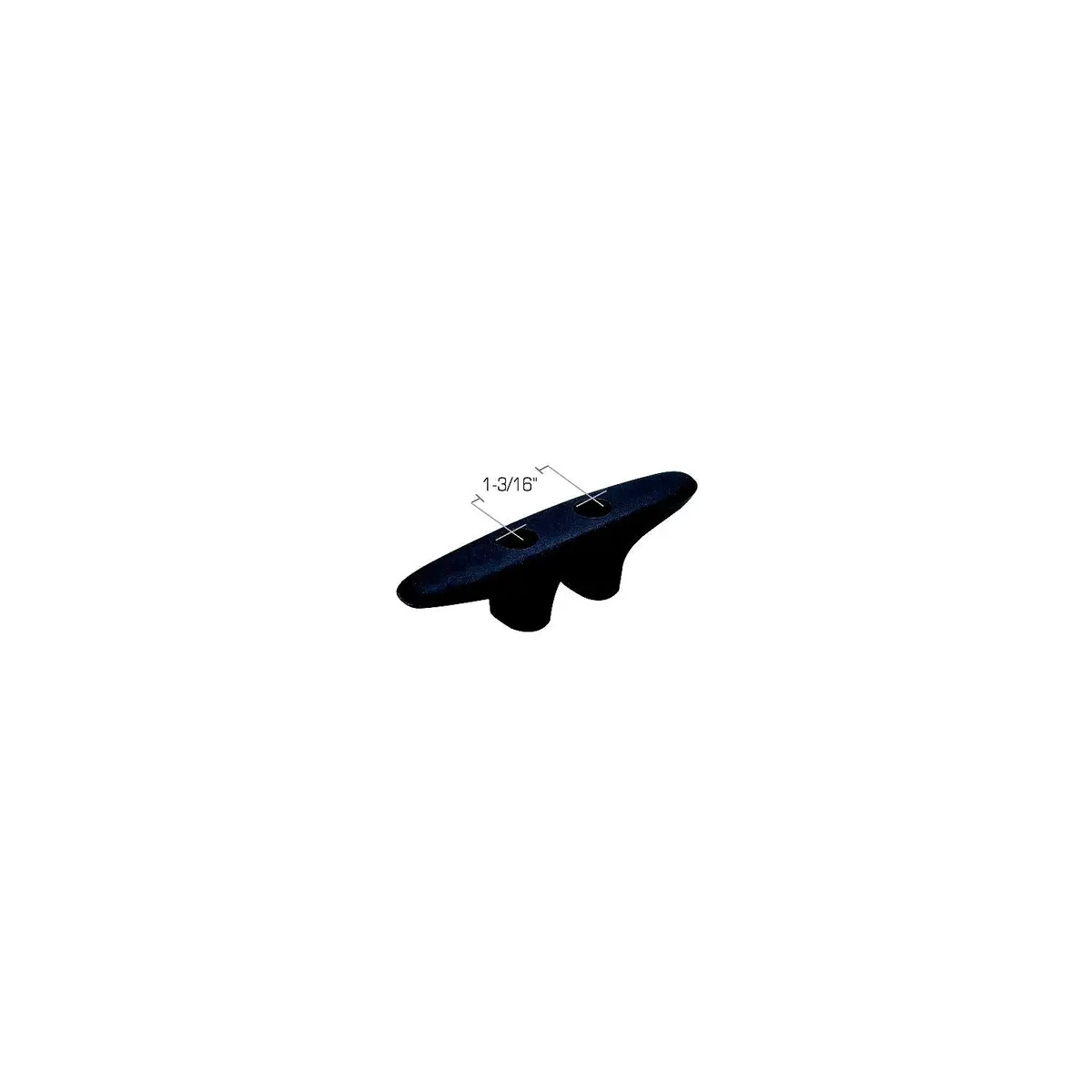 Seachoice 30800 Nylon Cleat-4 1/2 Black(Bulk) 1