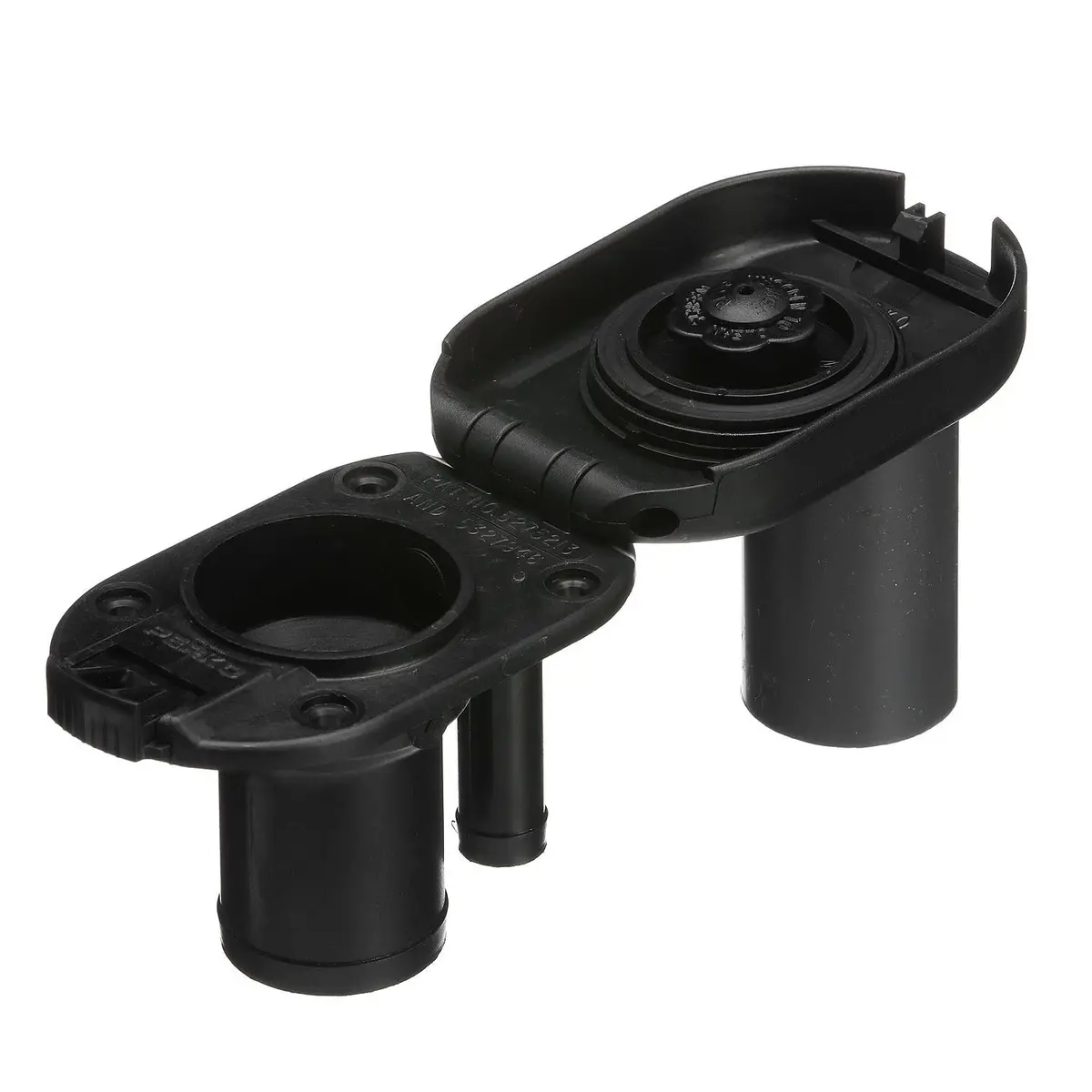 Seachoice 32061 Molded Plastic Gas Deck Fill W/ Vent & Cap (Hinge Flip Top) For, 1-1/2" Hose 2