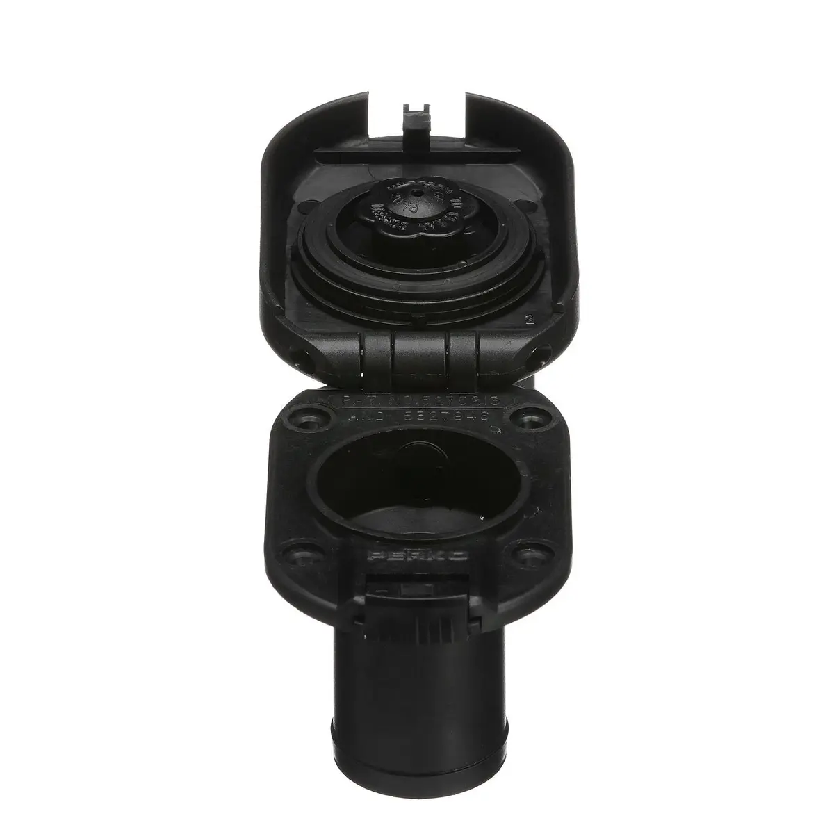 Seachoice 32061 Molded Plastic Gas Deck Fill W/ Vent & Cap (Hinge Flip Top) For, 1-1/2" Hose 1