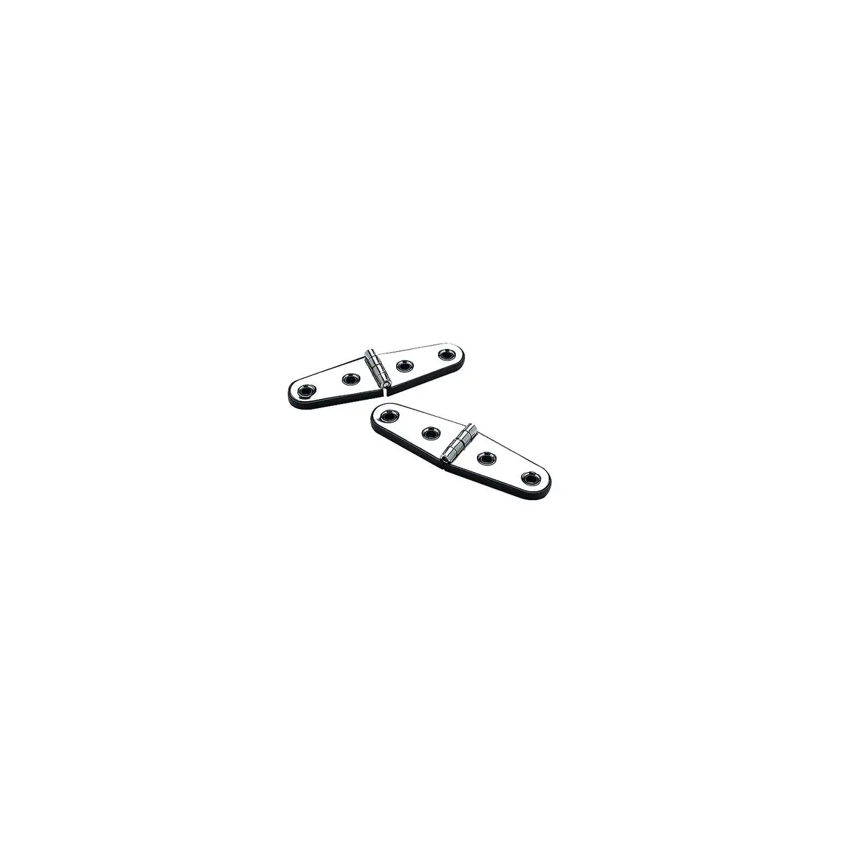 Seachoice 33851 Ss Strap Hinges W/ Base 4" X 1-1/16" (1 Pair Per Pack) 1