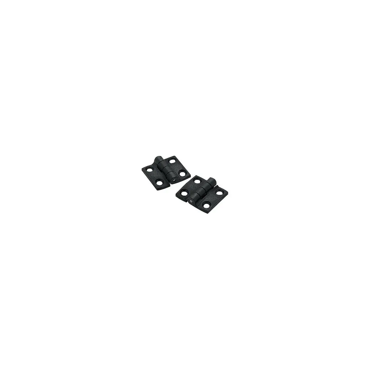 Seachoice 33891 Butt Hinge, 1-1/2" X1-3/8 Black Nylon , Pair 1