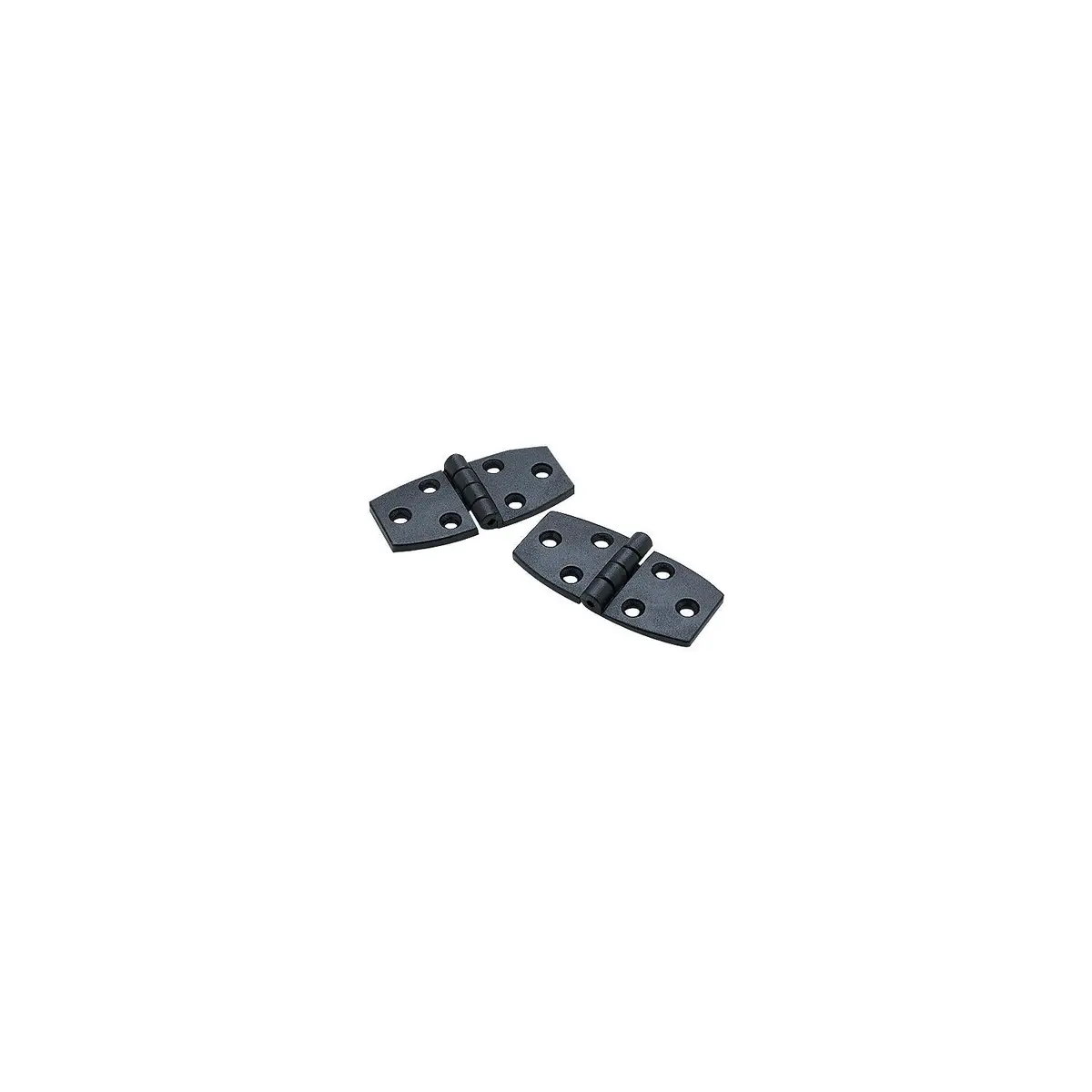 Seachoice 34141 Door Hinge, 2-3/4" X 1-3/8", Black Nylon , Pair 1
