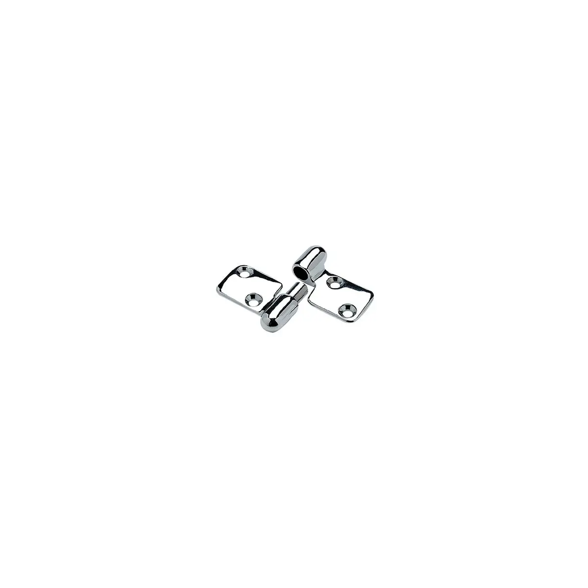 Seachoice 35111 Chrome Plated Cast Brass Take-Apart Motor Box Hinge 1