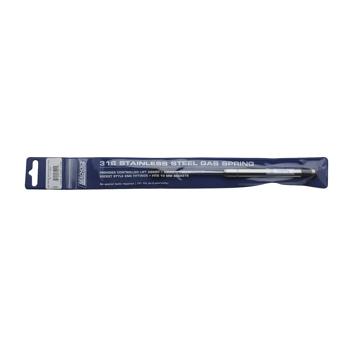 Seachoice 35201 316 Stainless Steel Gas Spring Compressed: 7.0", Extended 10" 1