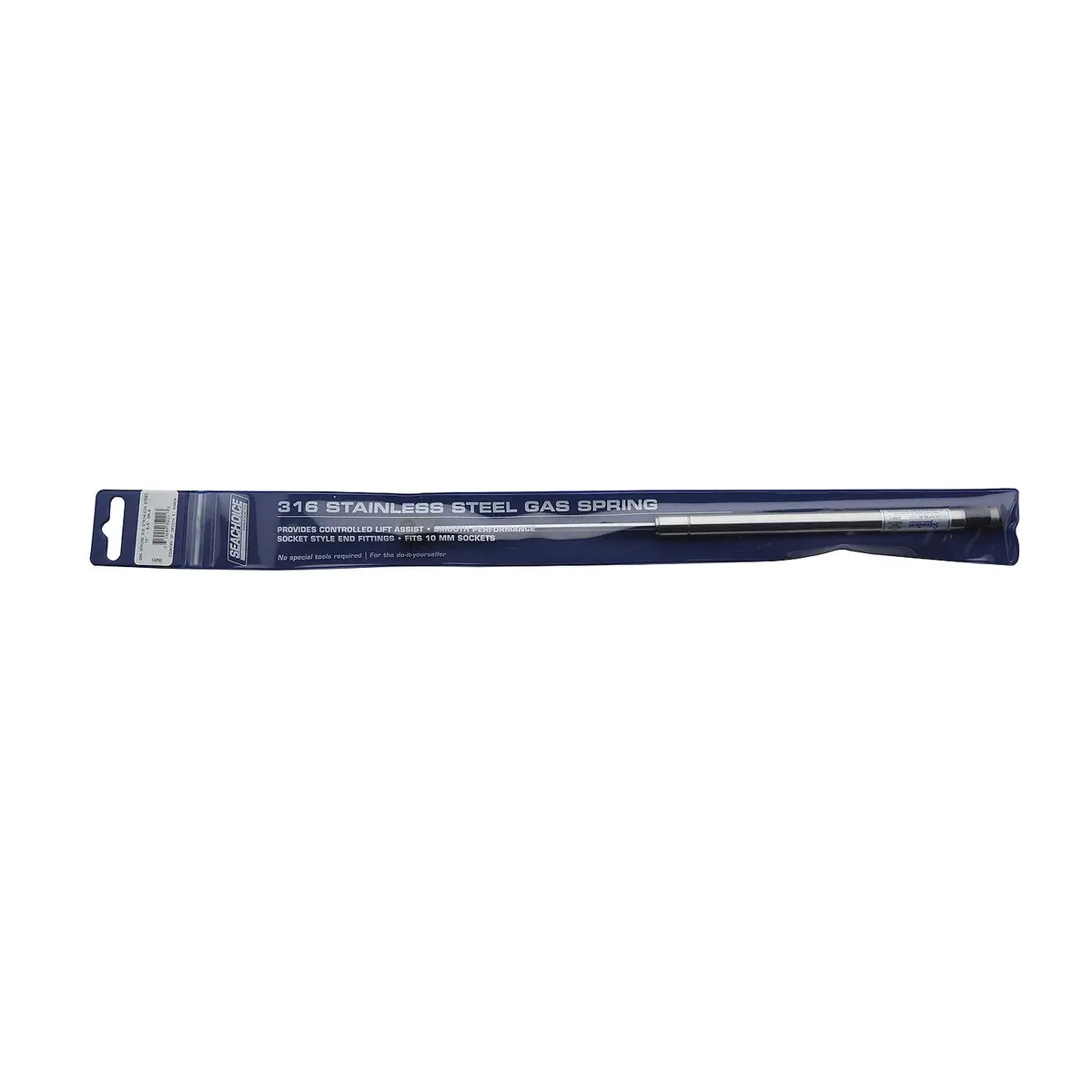 Seachoice 35223 316 Stainless Steel Gas Spring Compressed: 9.5", Extended 15" 1