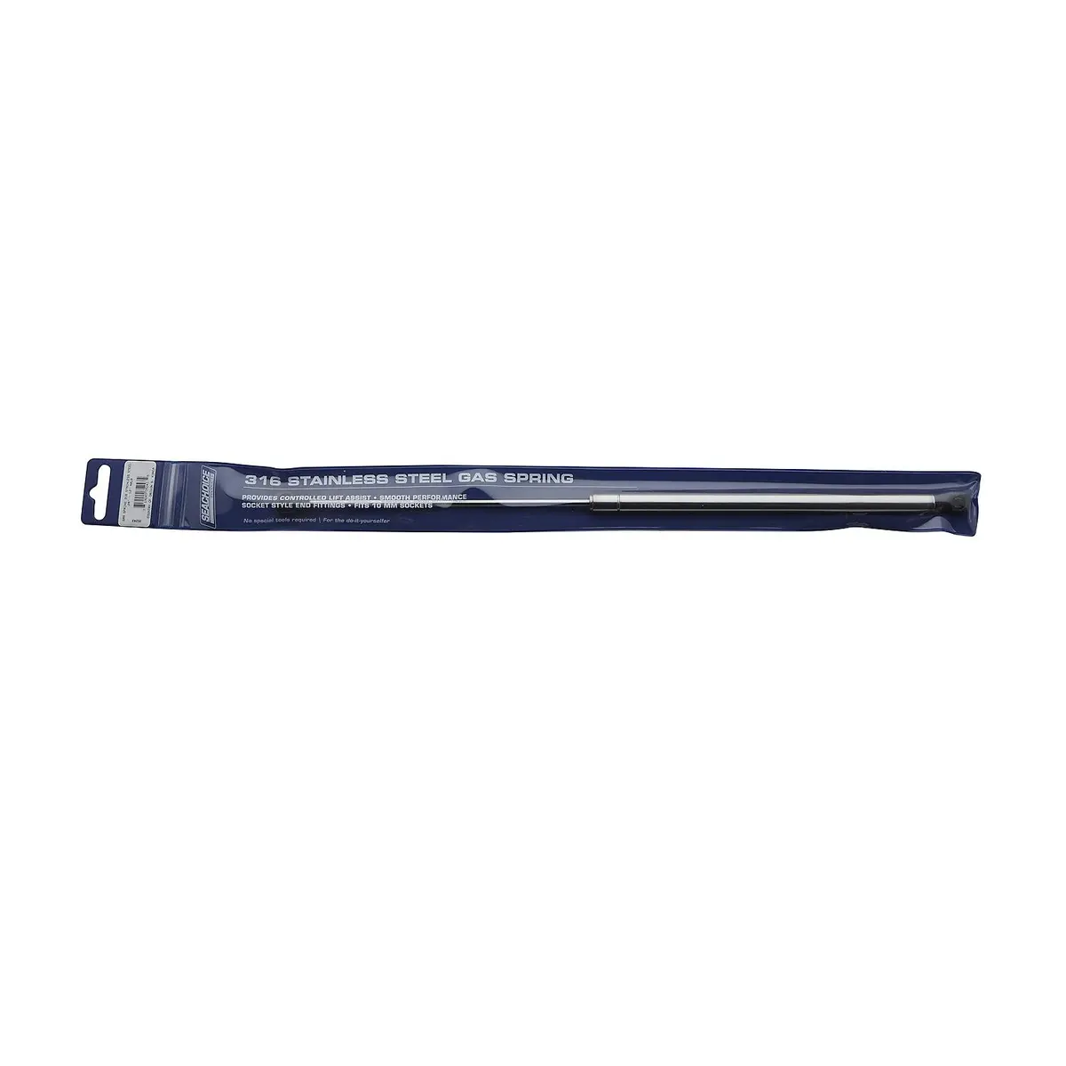 Seachoice 35243 316 Stainless Steel Gas Spring Compressed:12", Extended 20" 2