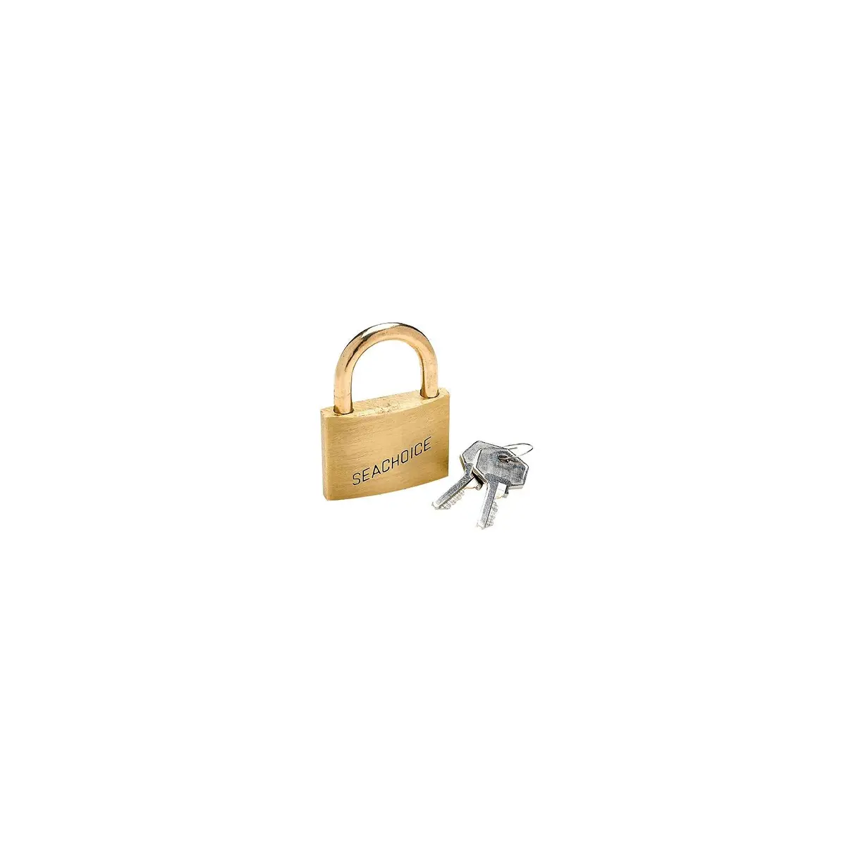 Seachoice 37301 1-1/4" Keyed-Alike Solid Brass Padlocks (3 Per Card) 1