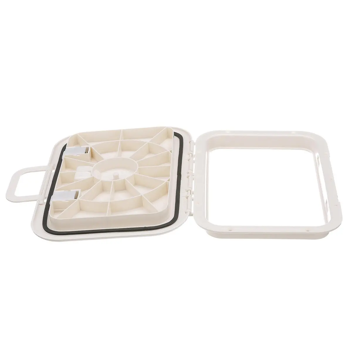 Seachoice 39201 Polypropylene Offshore Hatch 10-3/8 Inch X 20-1/2 Inch Id White 2