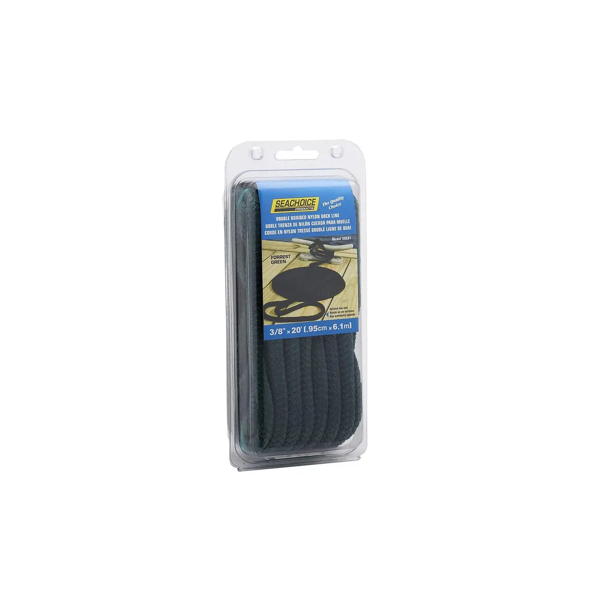 Seachoice 39691 Double Braid Nylon Dock Line 2