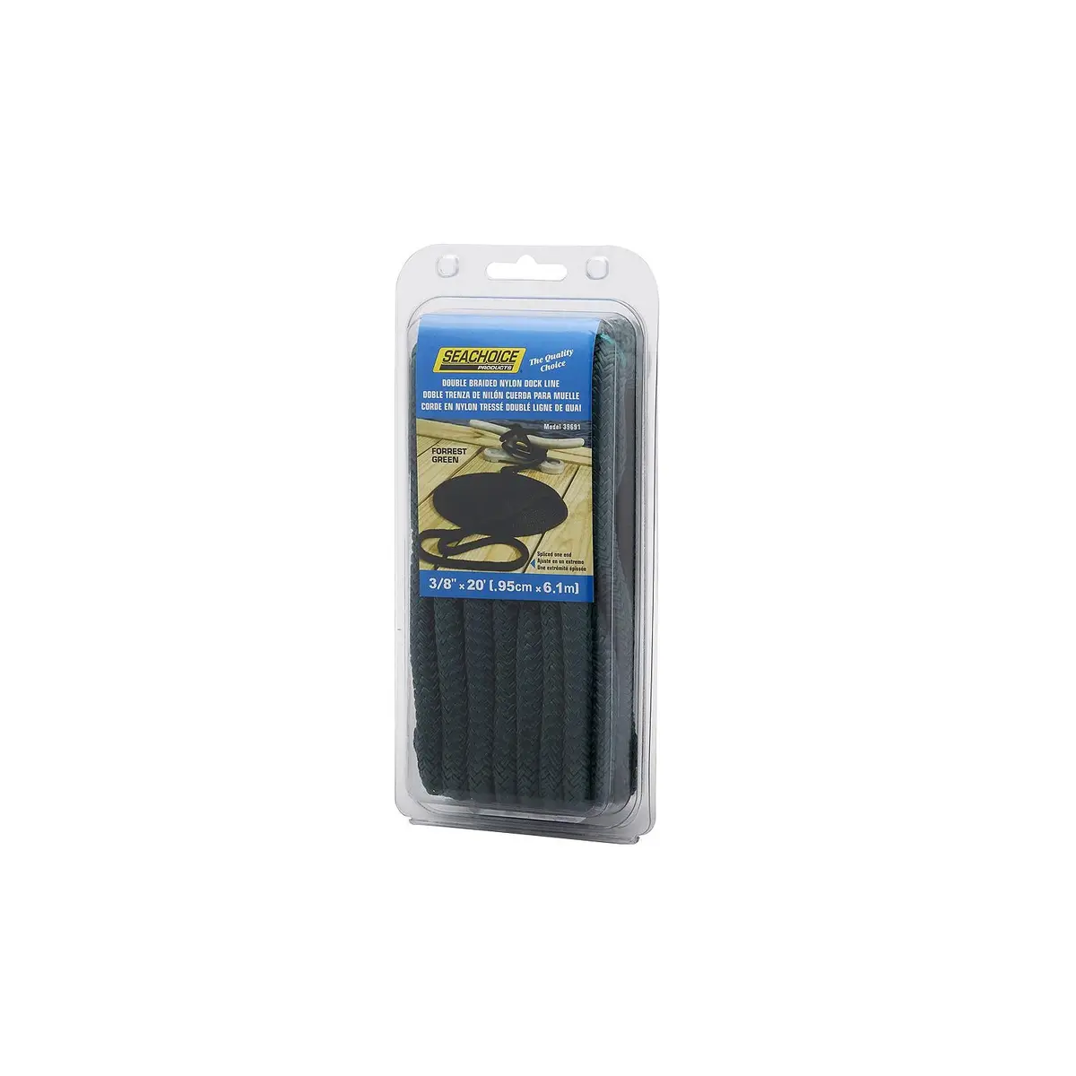Seachoice 39691 Double Braid Nylon Dock Line 1