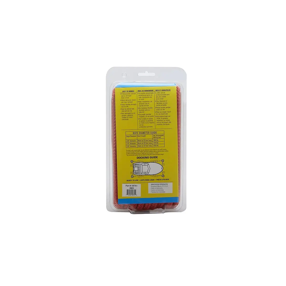 Seachoice 39761 Double Braid Nylon Dock Line 1