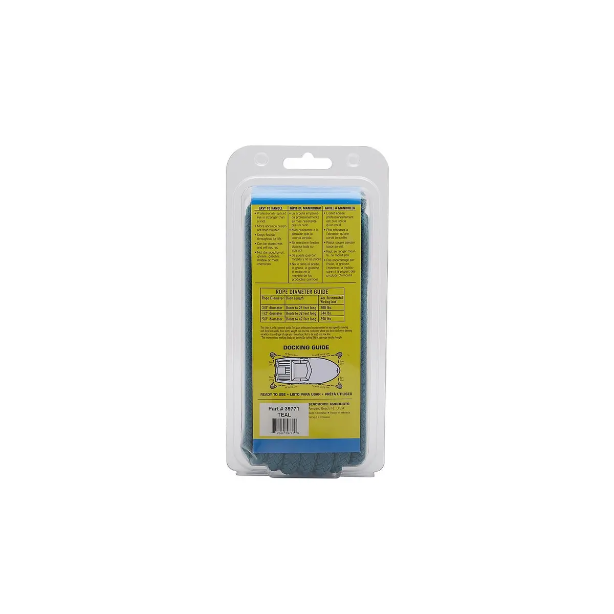 Seachoice 39771 Double Braid Nylon Dock Line 1
