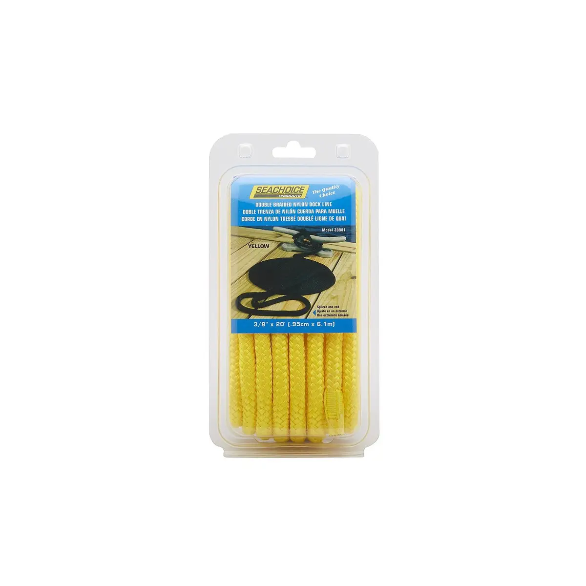 Seachoice 39901 Double Braid Nylon Dock Line 1